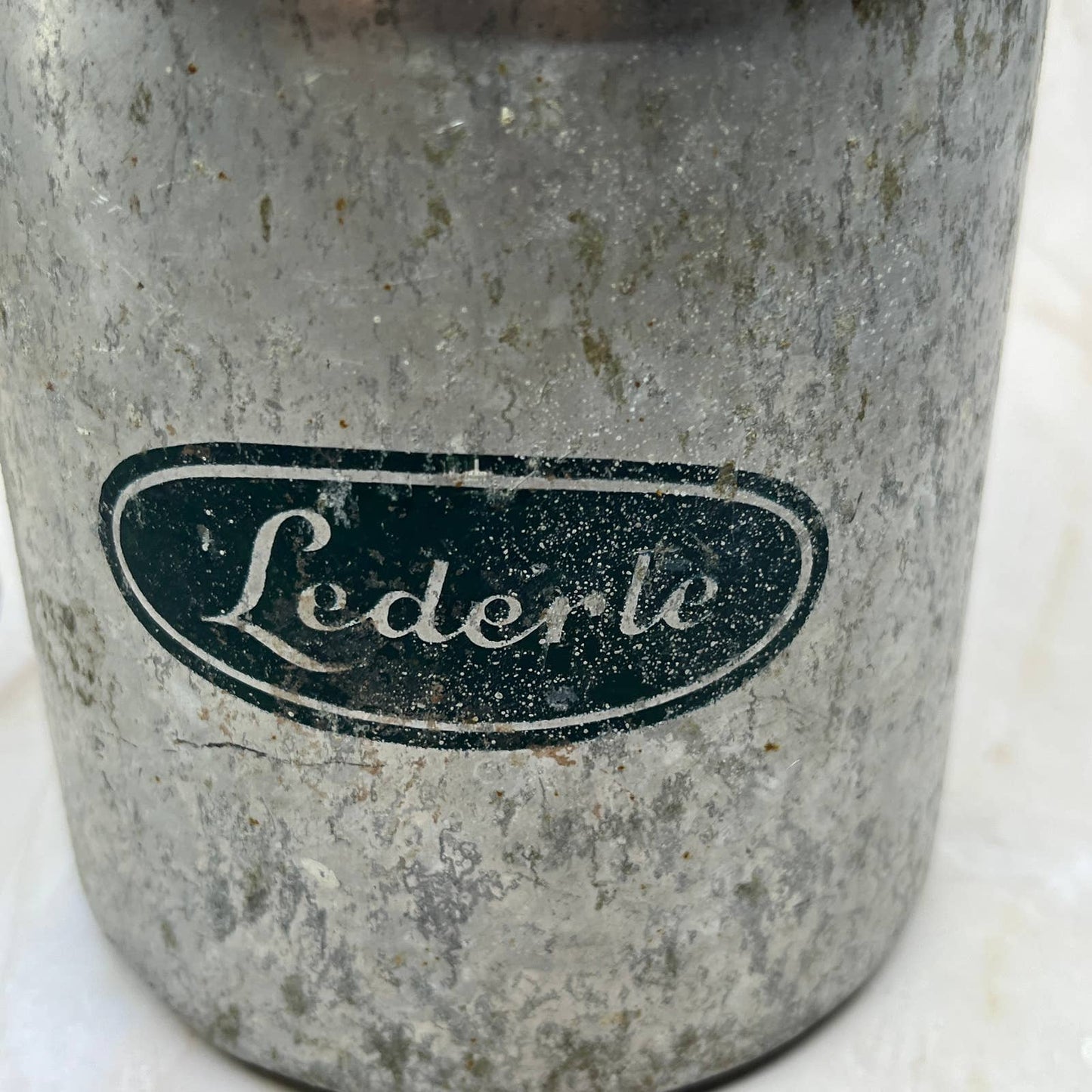 Vintage 1950s Lederle Targot For Mastitis Tin Cup Scoop 4.5” TC5