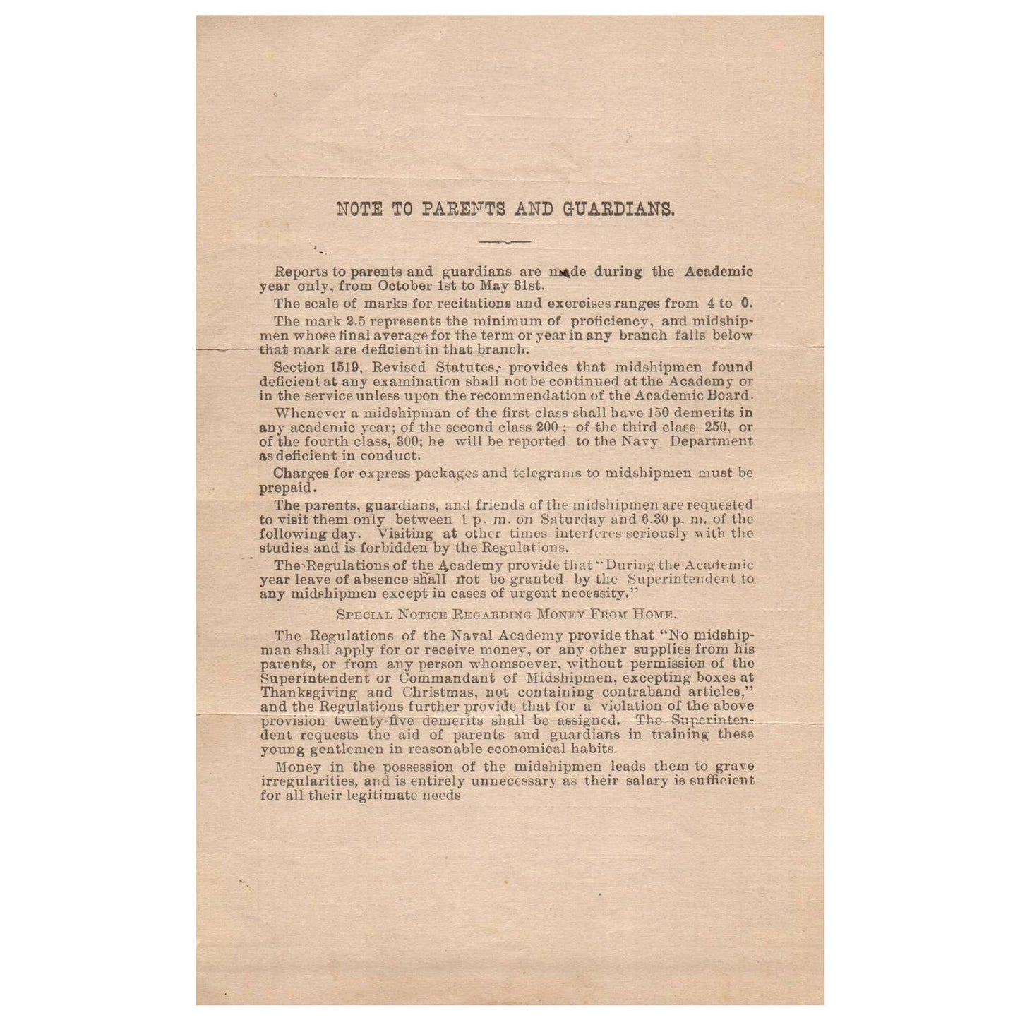 1913 Dec WWI Era US Naval Academy Midshipman JGM Stone Report Card J Gibbons AC9