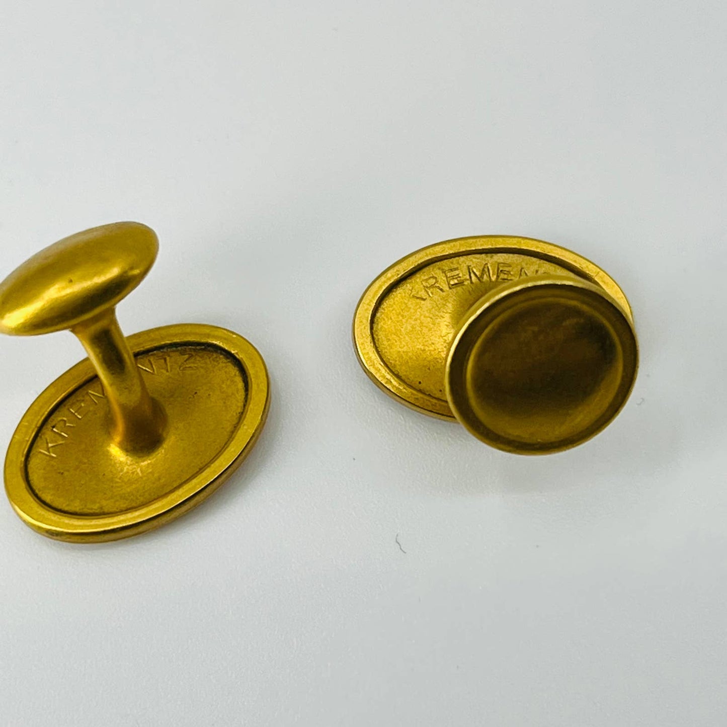 West Point & Navy Poseidon Military Insignia Uniform Cufflink 14k GF SET SB2