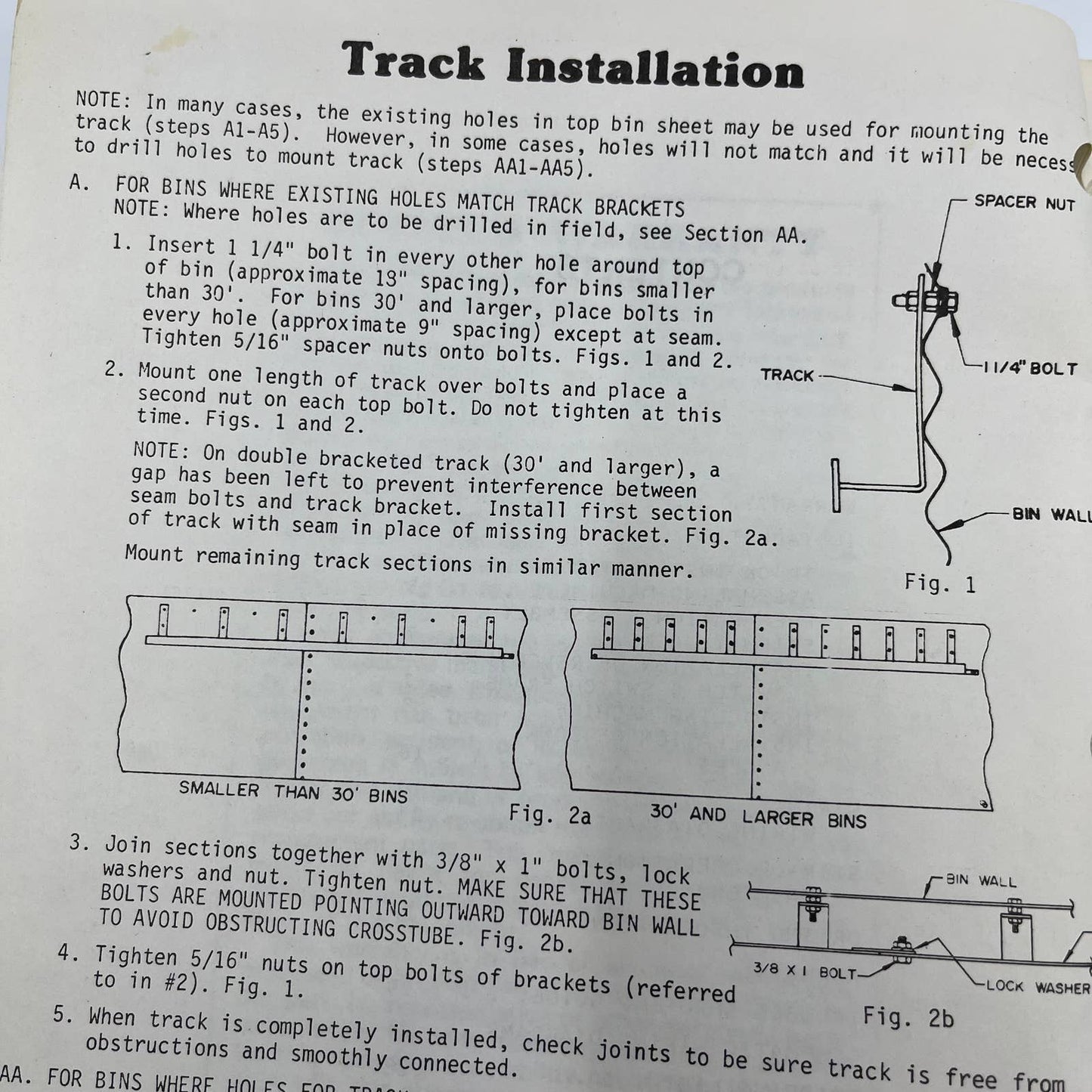 1982 Sukup Stir-Up Owners Installation & Operation Manual TH8