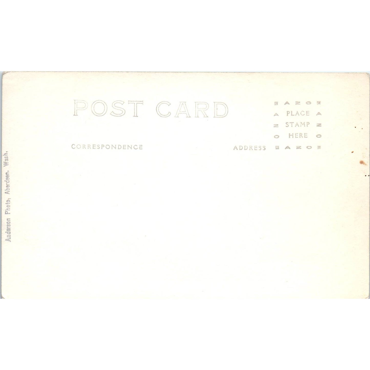 Vintage Postcard RPPC View of Pacific Ocean From Aberdeen Washington TD9-W2