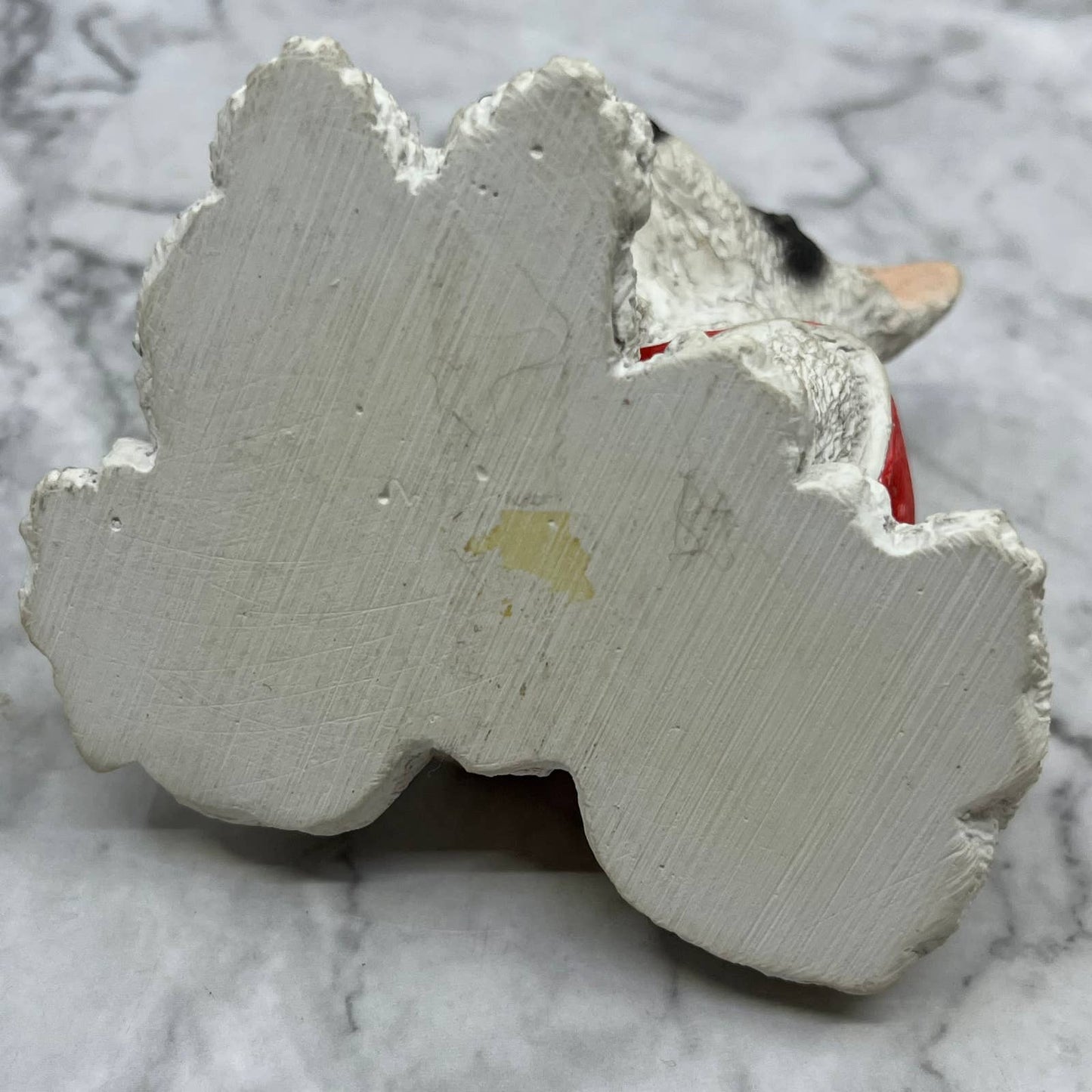 Vtg United Designs Dog Couple SC-267 Stone Critters Poodle Bull Terrier 3x4 TJ1