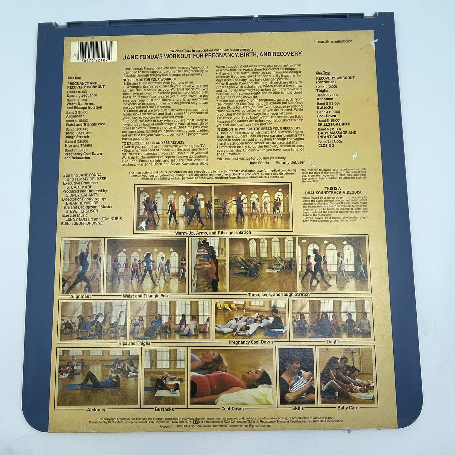 Jane Fonda's Workout for Pregnancy, Birth and Recovery - CED VideoDisc TG2
