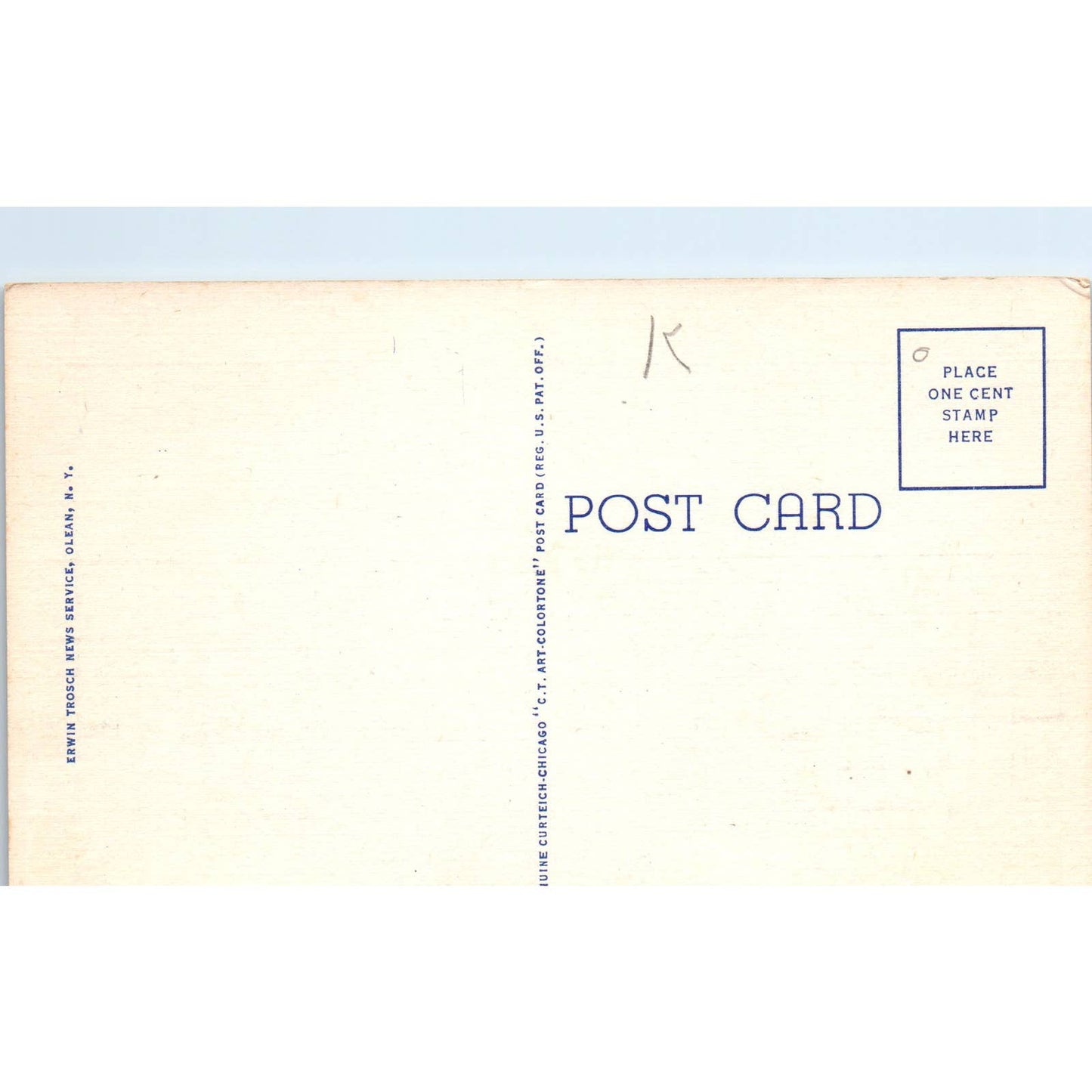 St. Francis Hospital Olean New York - Original Postcard TJ7-RP3