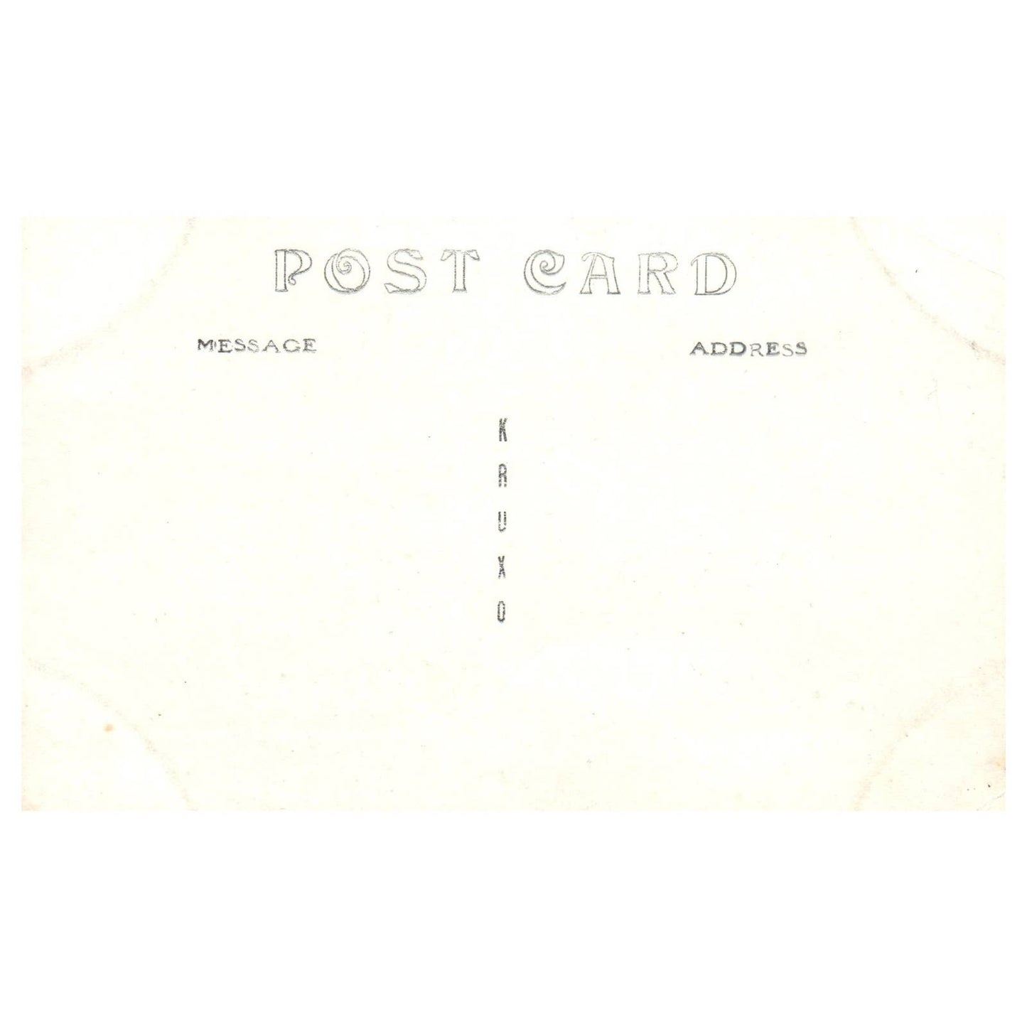 WWI Battleship Scene - Rough Weather for US Navy - Original Postcard RPPC TJ8-4