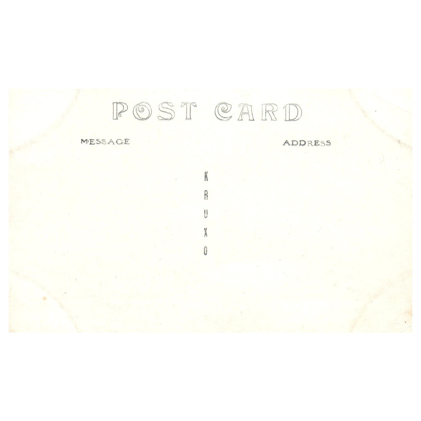 WWI Battleship Scene - Rough Weather for US Navy - Original Postcard RPPC P3-6