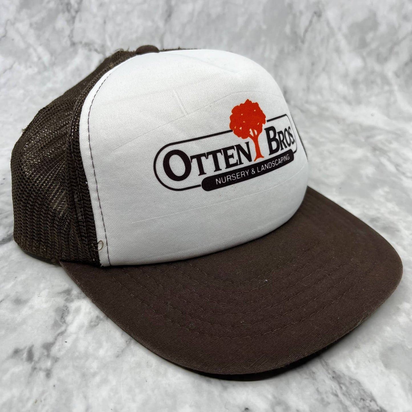 Otten Bros. Nursery & Landscaping Long Lake Trucker Hat Cap Snap Back Mesh HB1