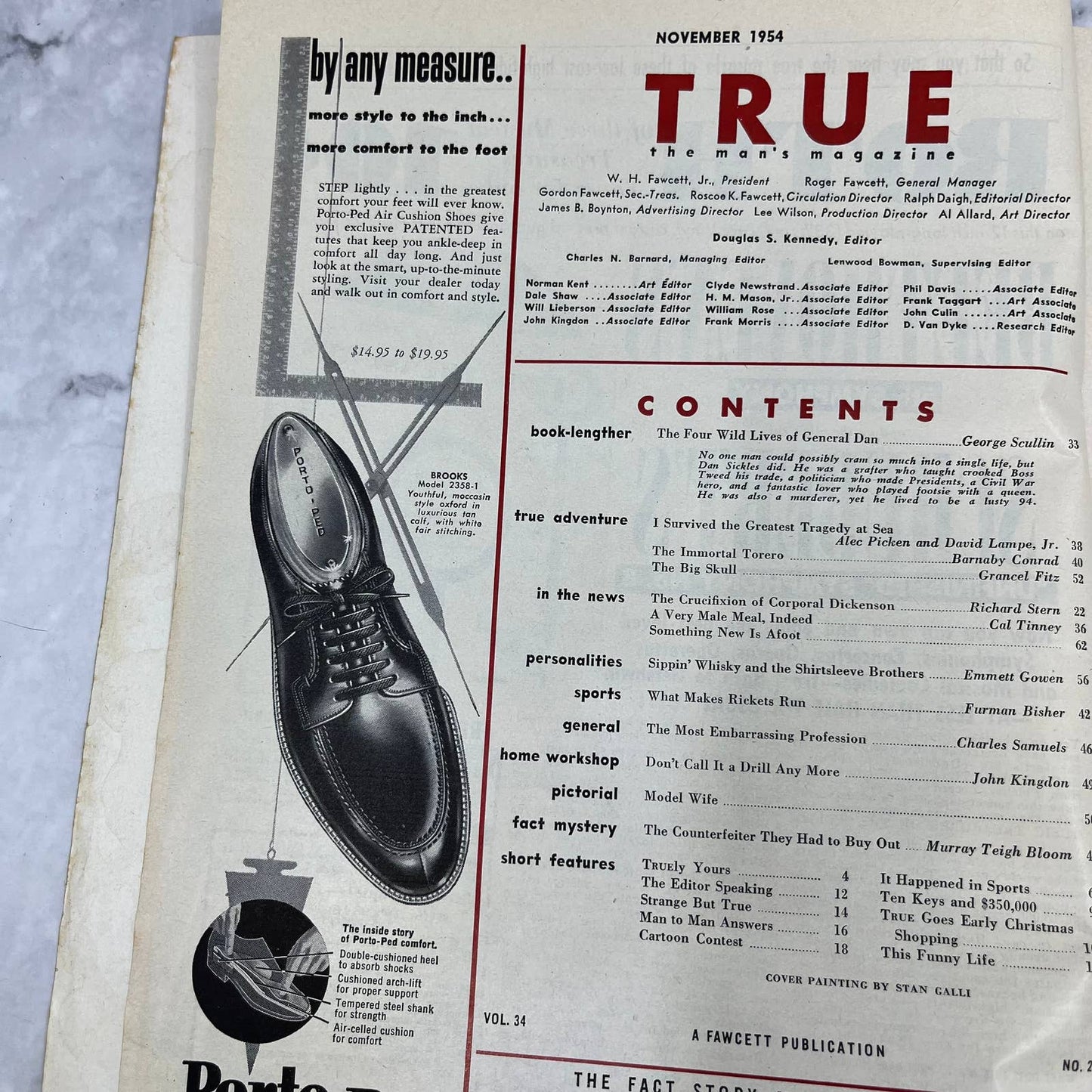 True Magazine November 1954 Crucifixion of Corporal Dickenson Biggest Bear TJ3