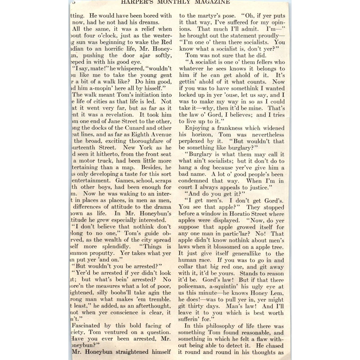 c1920 Harpers Print Williams Don't Let Me Give it To Her If I Oughtn't To TD8-H1