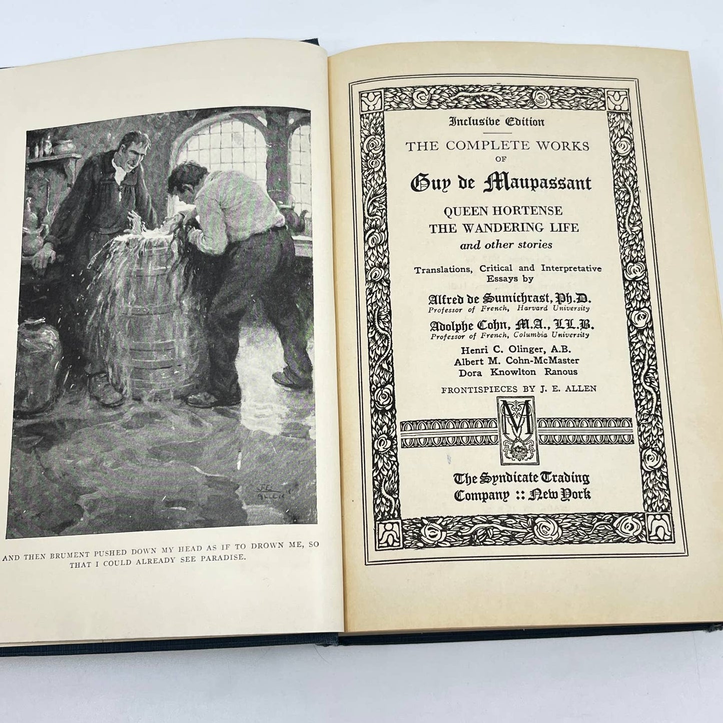 1917 Guy de Maupassant Queen Hortense - The Wandering Life & Other Stories TF2