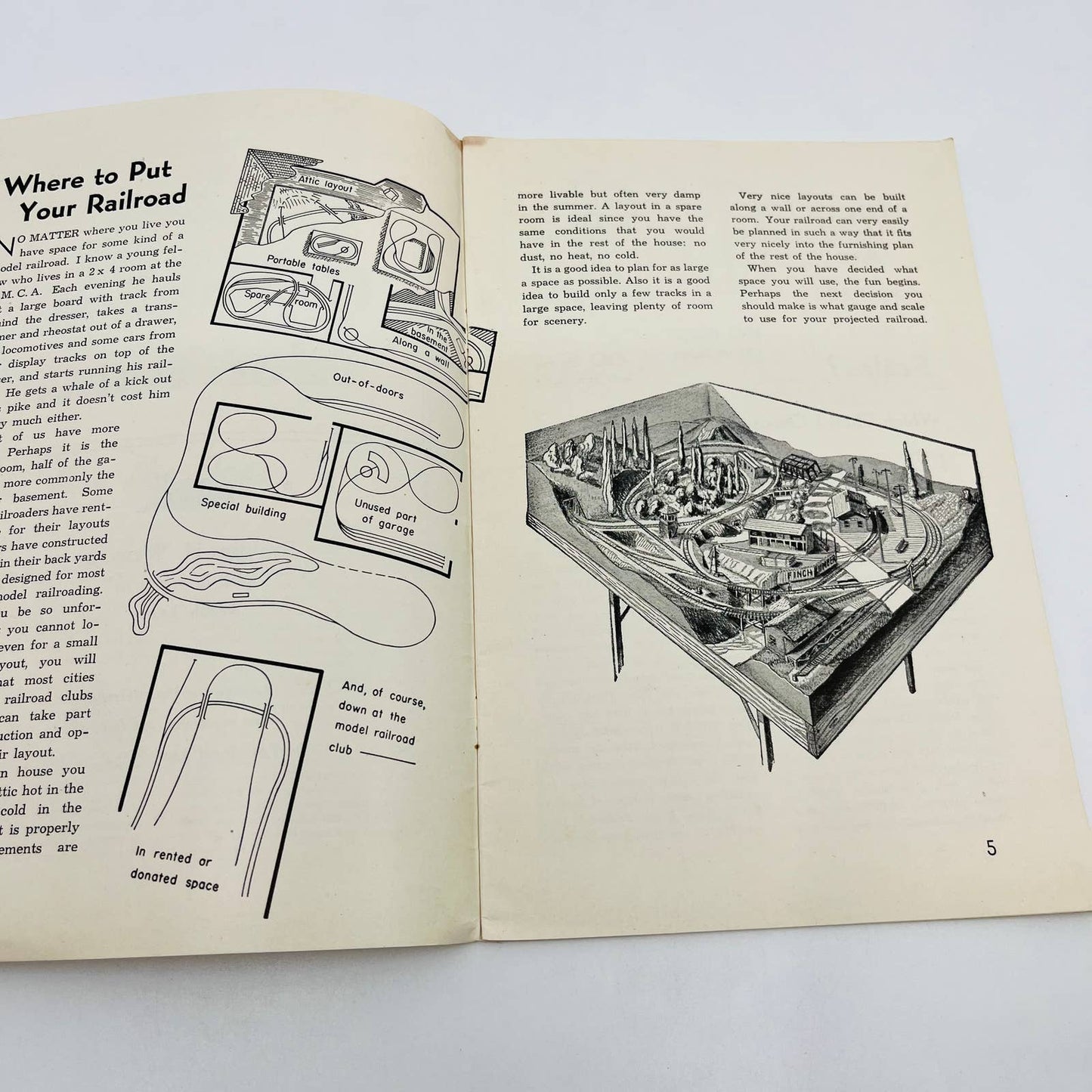 1940s You and Model Railroading Linn H. Westcott 1949 Kalmbach HO Trains BA1