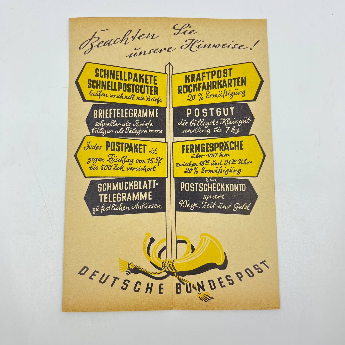 1950s Alps, Adria Post Travel Brochure Munich Germany SC6