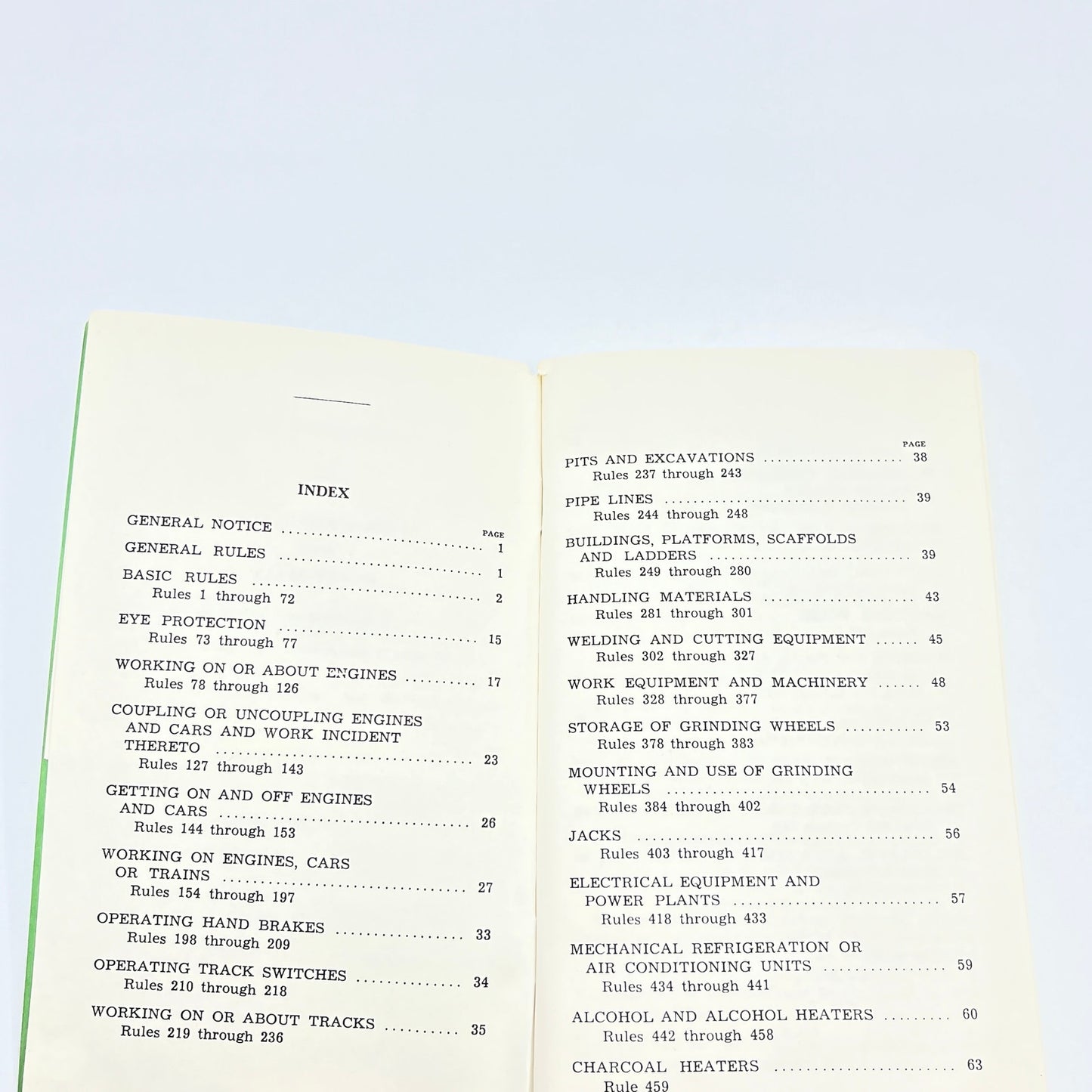 1967 Chicago Northwestern Railway General Regulations & Safety Rules Book H5-3-2