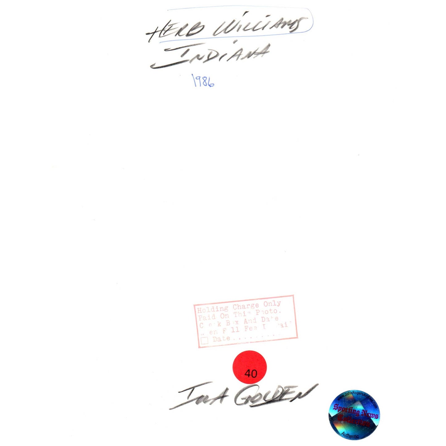 1986 Press Photo Basketball NBA Herb Williams Indiana Pacers 8x10" AD3