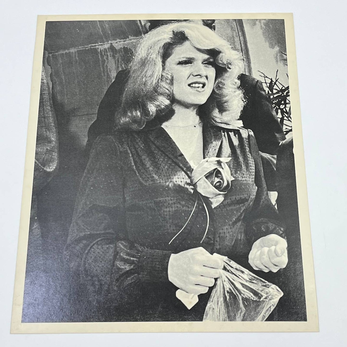 Vintage Bernadette Peters Head Shot Portrait Black & White 8x10 AB4-24