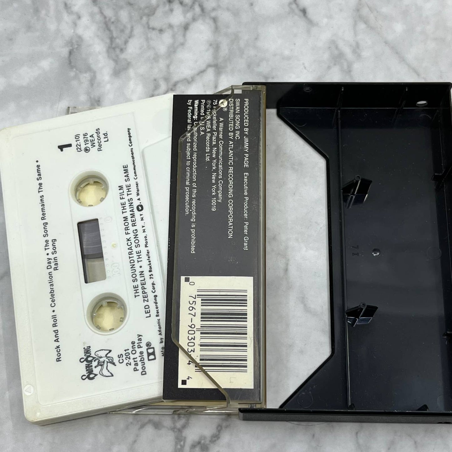 The Soundtrack From The Film Led Zeppelin Cassette Tape TB5-14