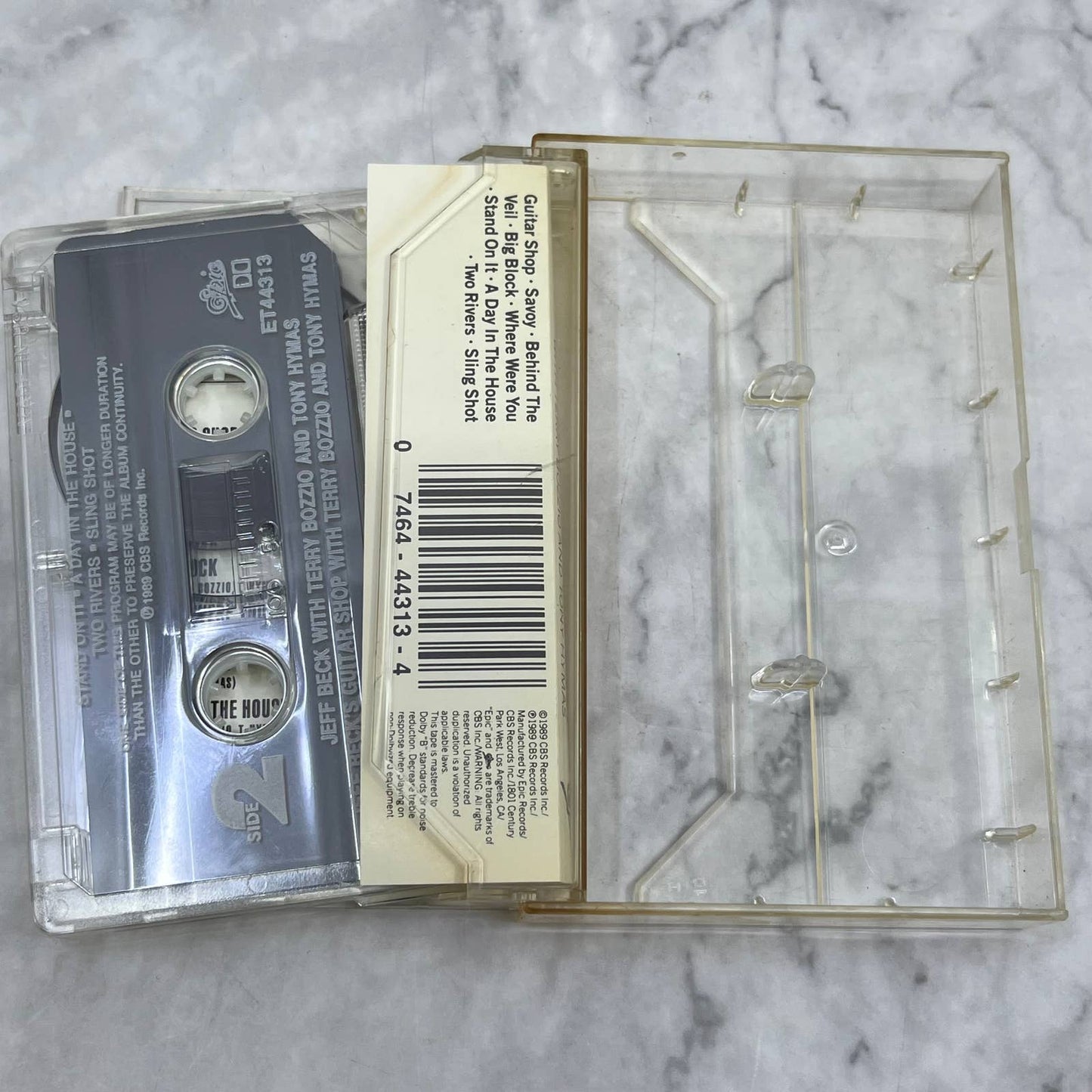 Jeff Beck - Jeff Beck's Guitar Shop 1989 Epic Records Cassette Tape TF6-23