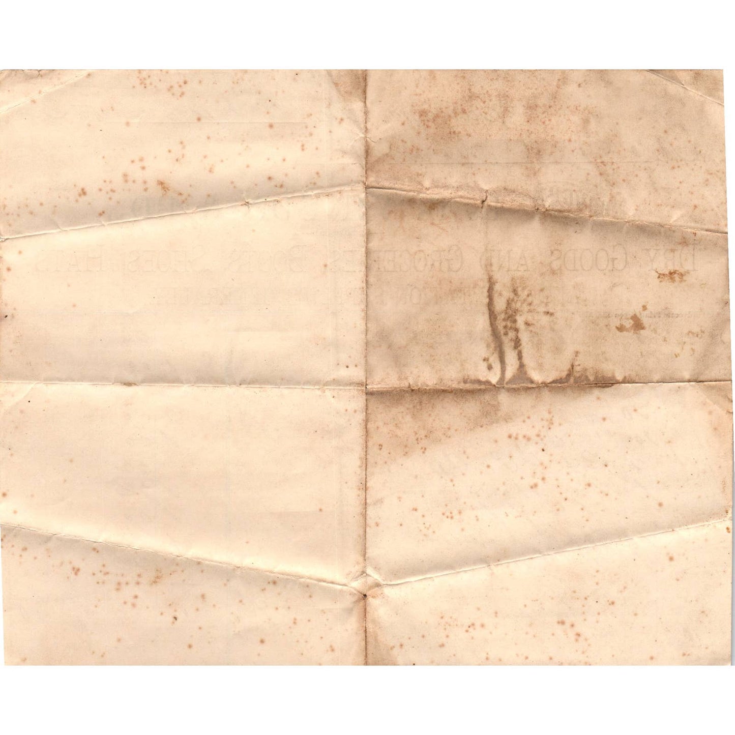 1883 Letterhead Billhead U.C. Vinson & Co. Dry Goods Georgiana AL AD6