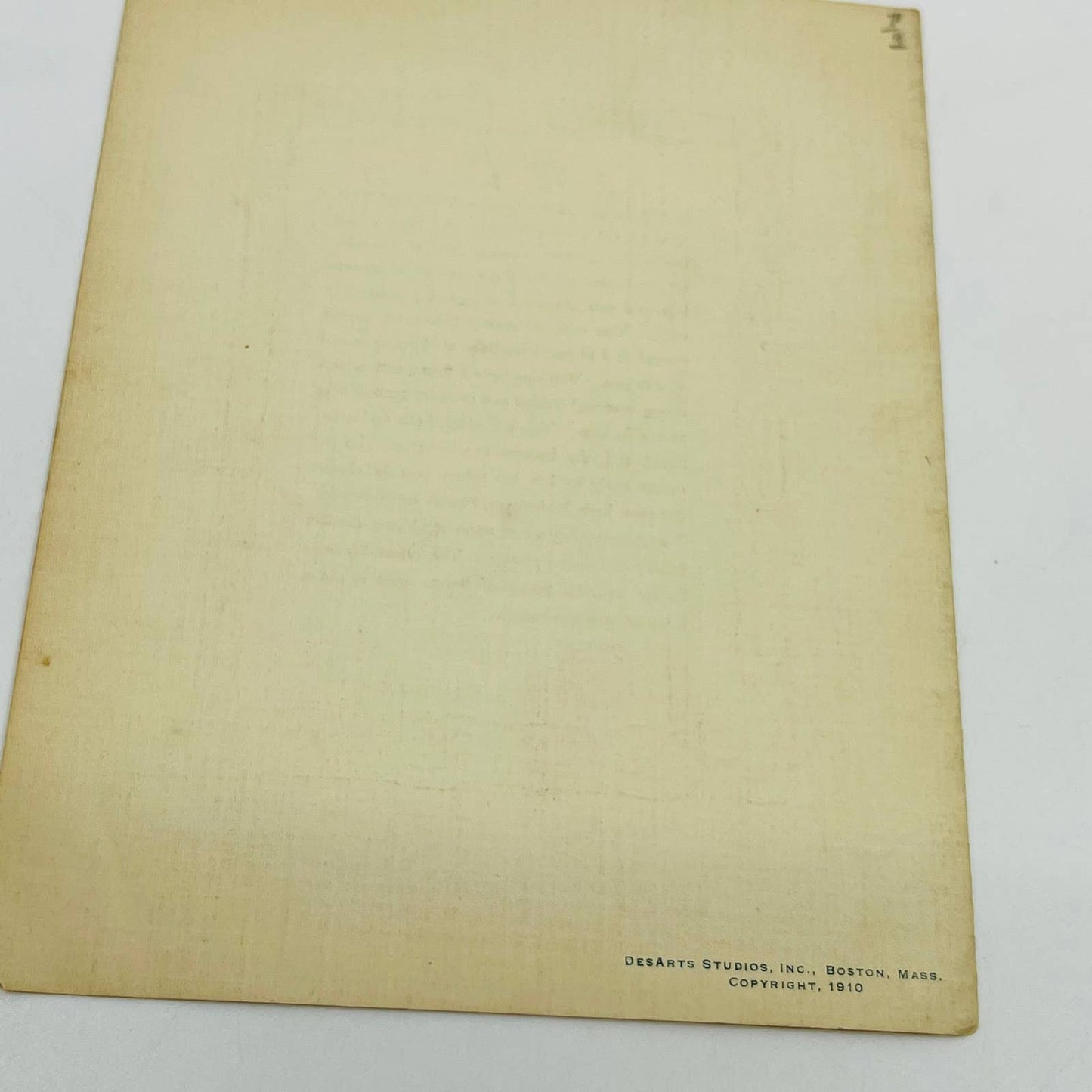 1910 Your Birthday Heritage JULY Leo Zodiac Birthday Card DesArts Boston D4