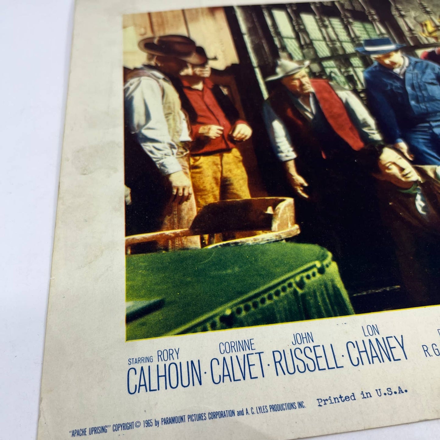 Rory Calhoun Ge. Chandler Robert H. Harris Apache Uprising Lobby Card 5 FL5