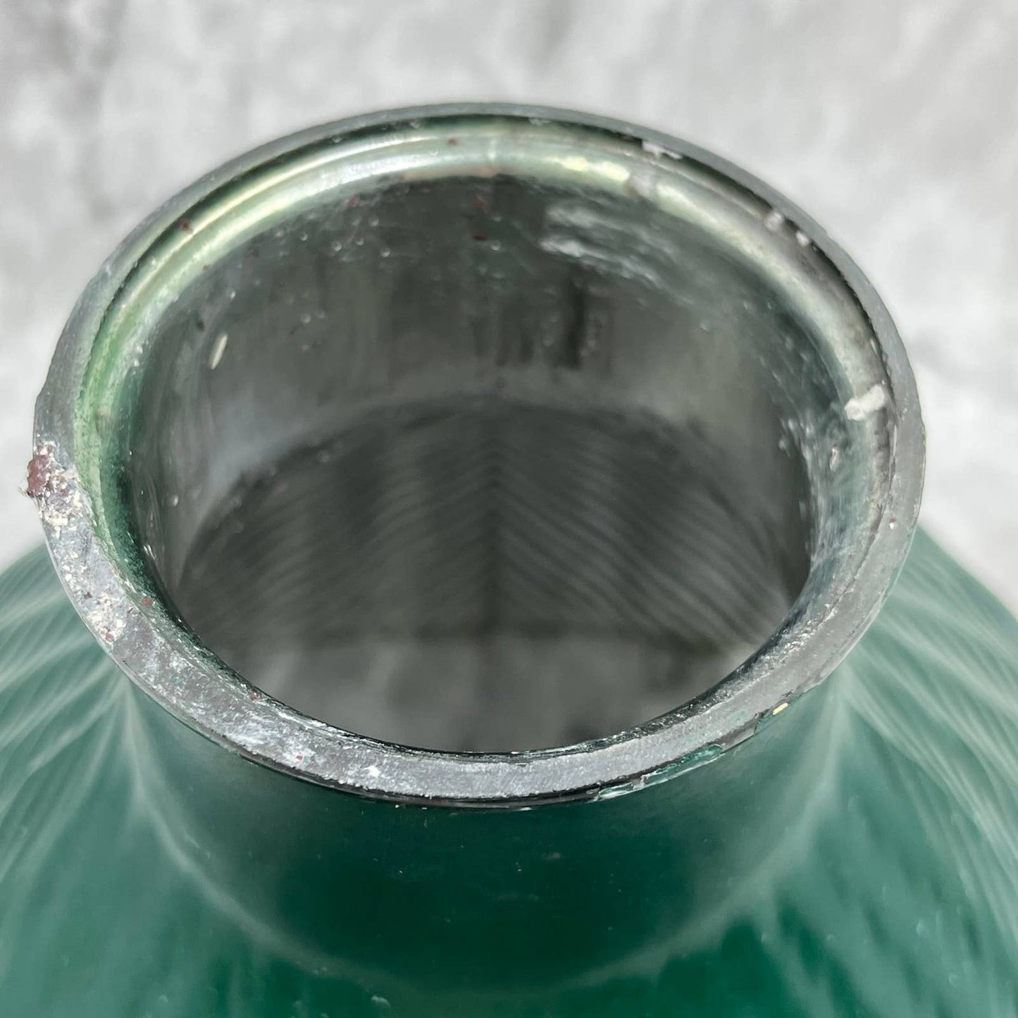 Antique X-Ray Trademark Mercury Glass Light Shade No 610 Jupiter