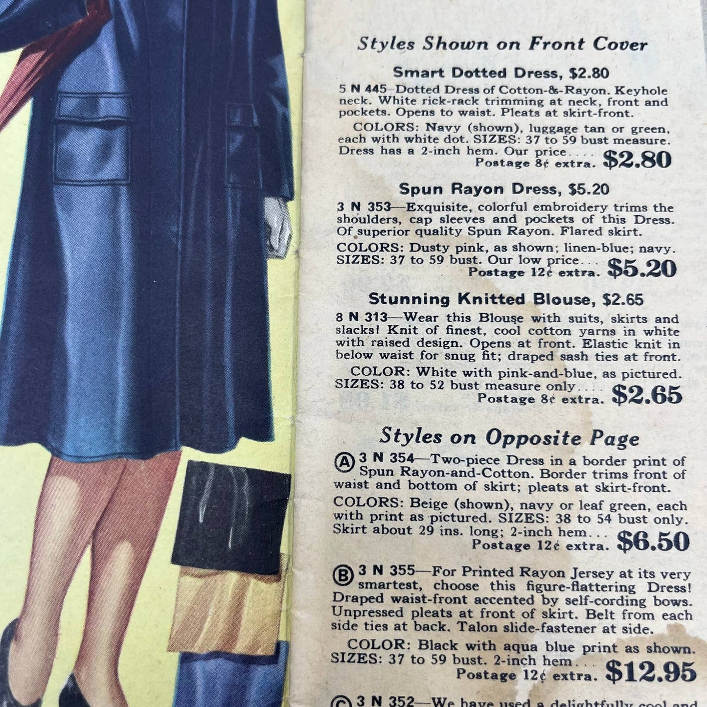 1946 Lane Bryant Catalog Fashions For Stout Women - Smart and Slimming TH8