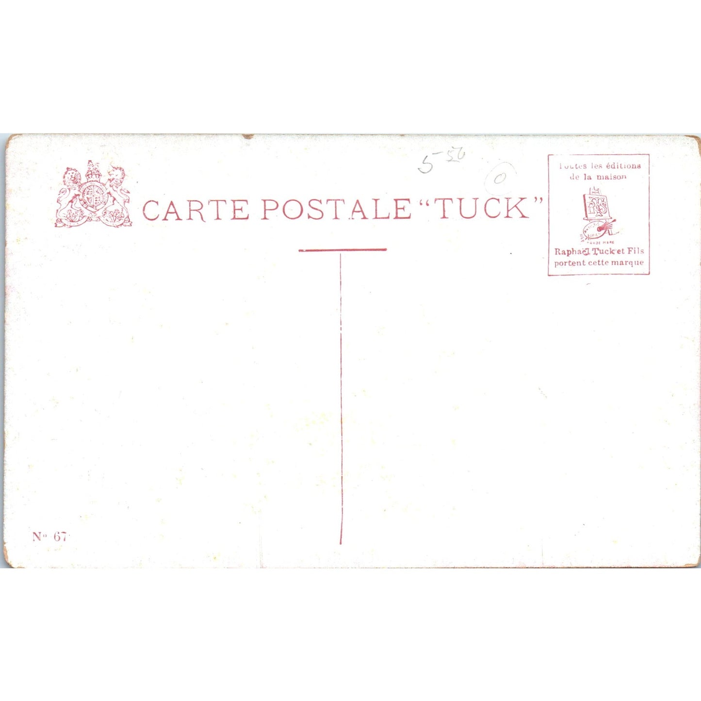 La Turbie A.M. Environs de Monaco Vue Generale Raphael Tuck Postcard P3-2