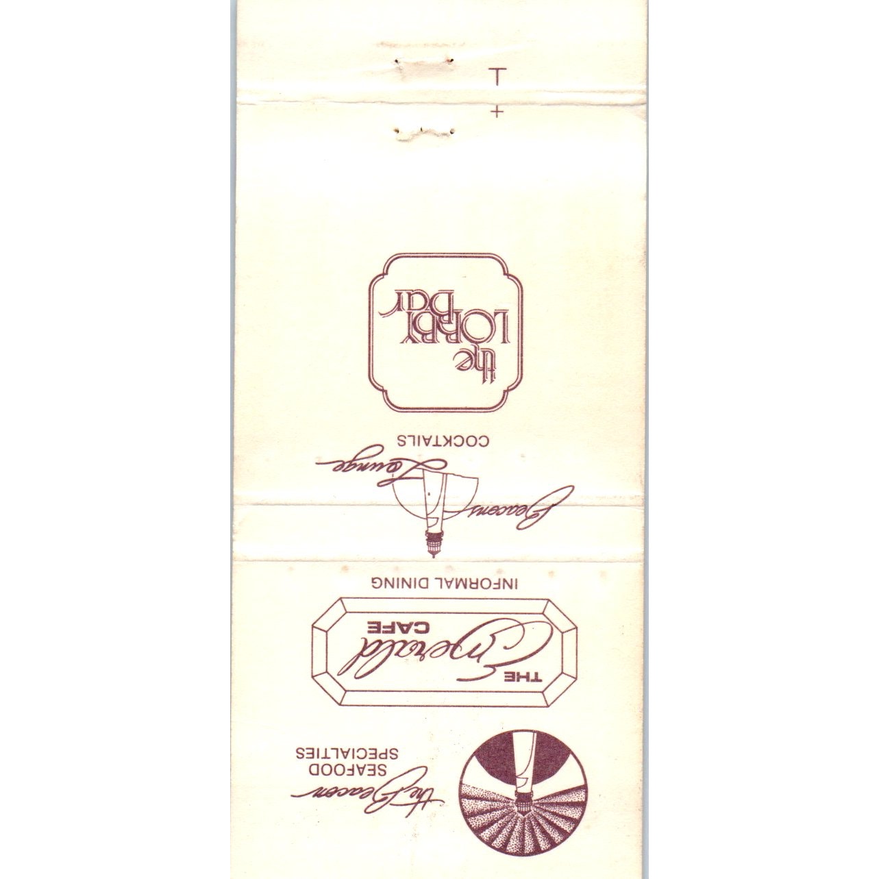 Hyatt Regency Long Beach CA Advertising Matchbook Cover MM10-3