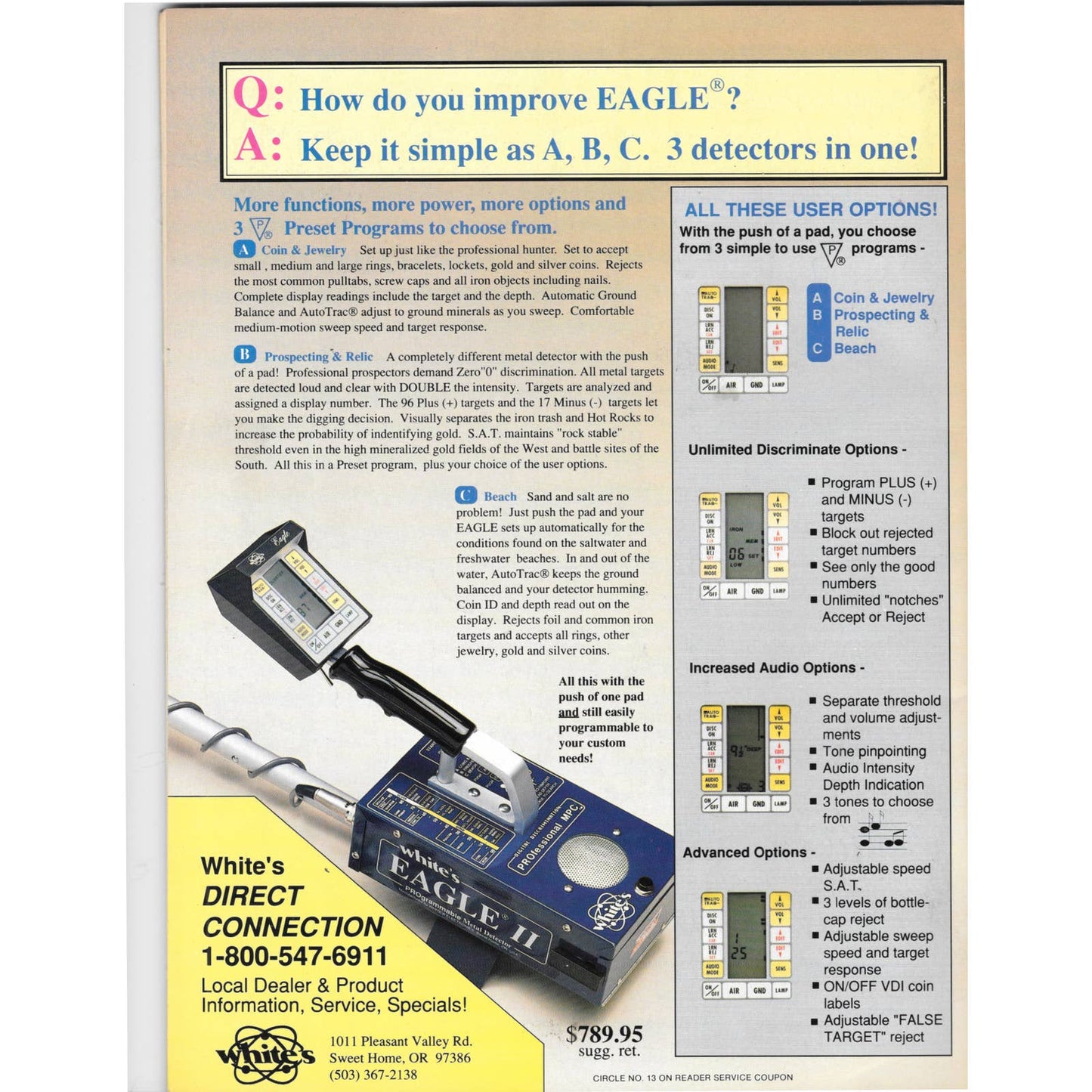 Treasure Search Magazine 1988 Nov/Dec Metal Detecting Gold Diamonds M2