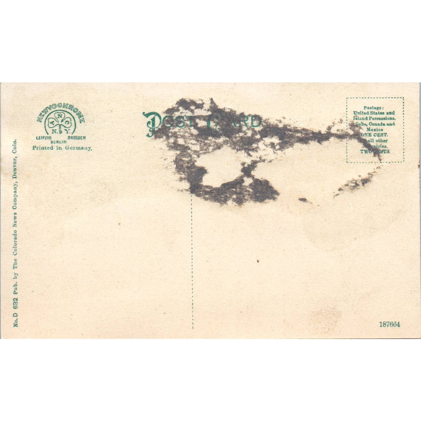 c1910 Castle Rock Colorado D&R. G. Railway Original Postcard TK1-29