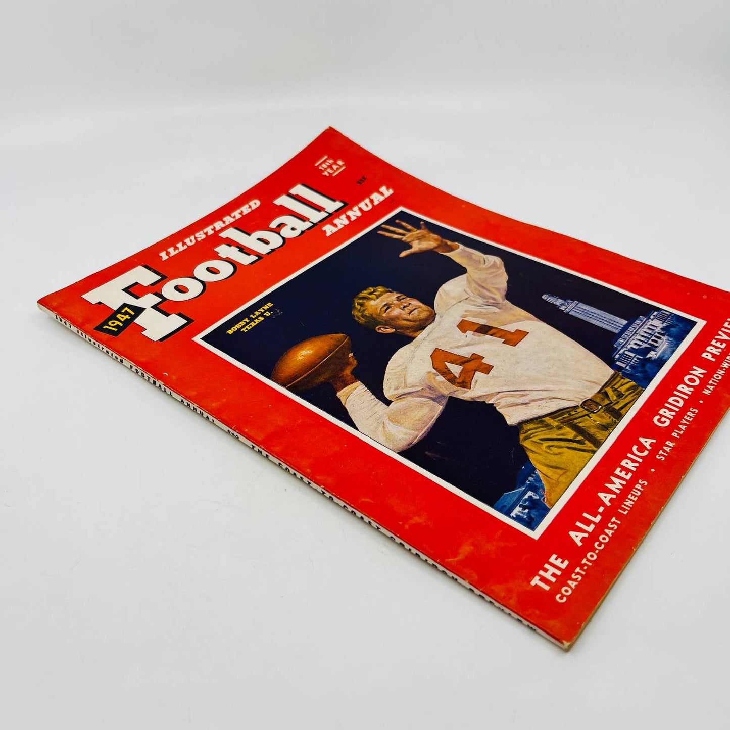 Illustrated Football Annual 1947 Magazine Bobby Layne Texas EXCELLENT BA3
