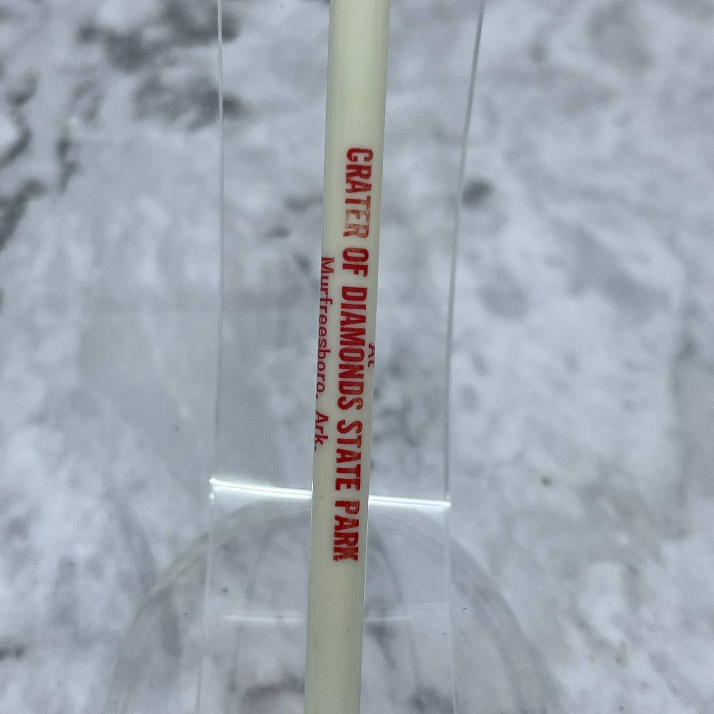 Vintage Souvenir Ballpoint Pen Crater of Diamonds State Park Murfreesboro AR SA2