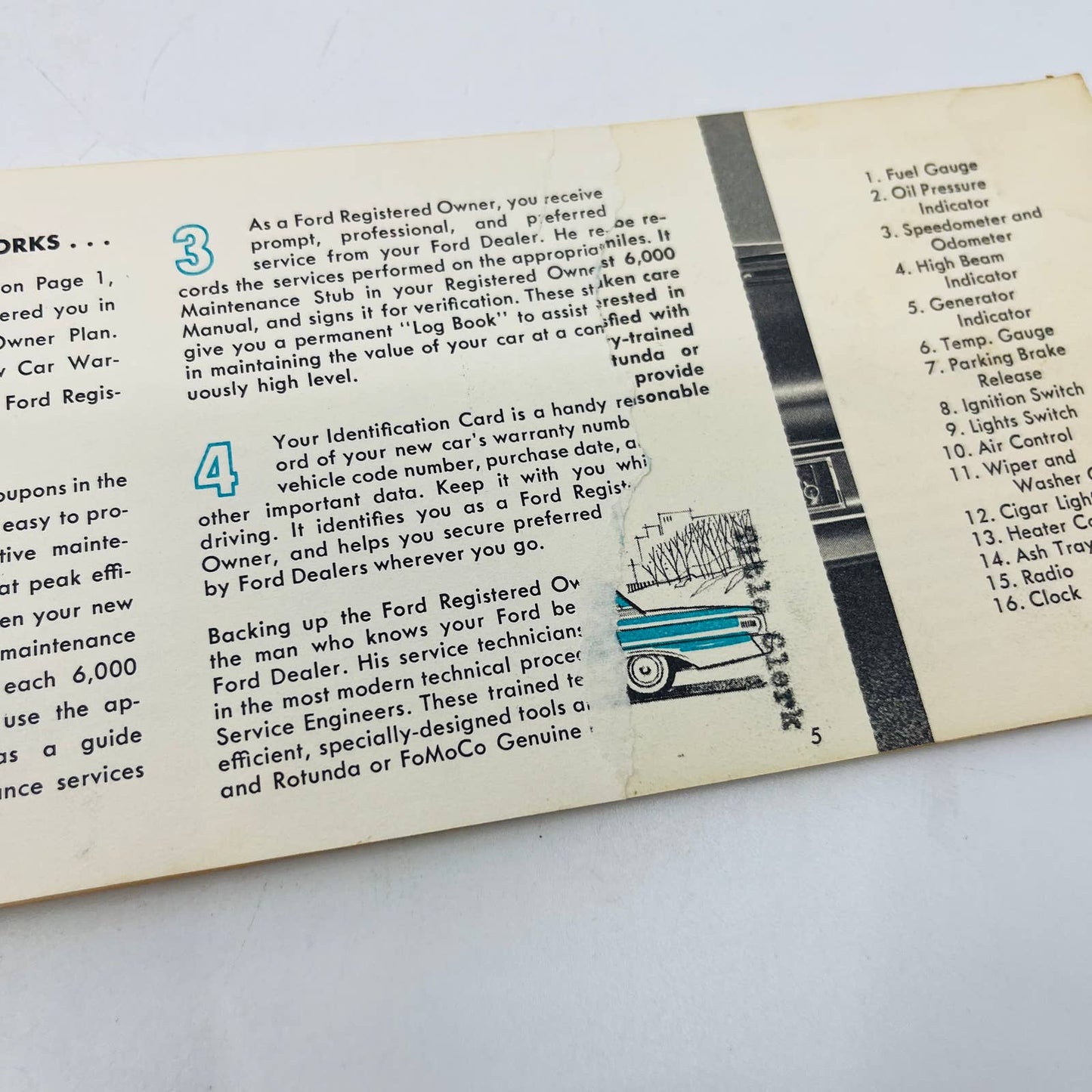 1963 FORD GALAXIE REGISTERED OWNERS MANUAL 500 500XL WAGONS BA2
