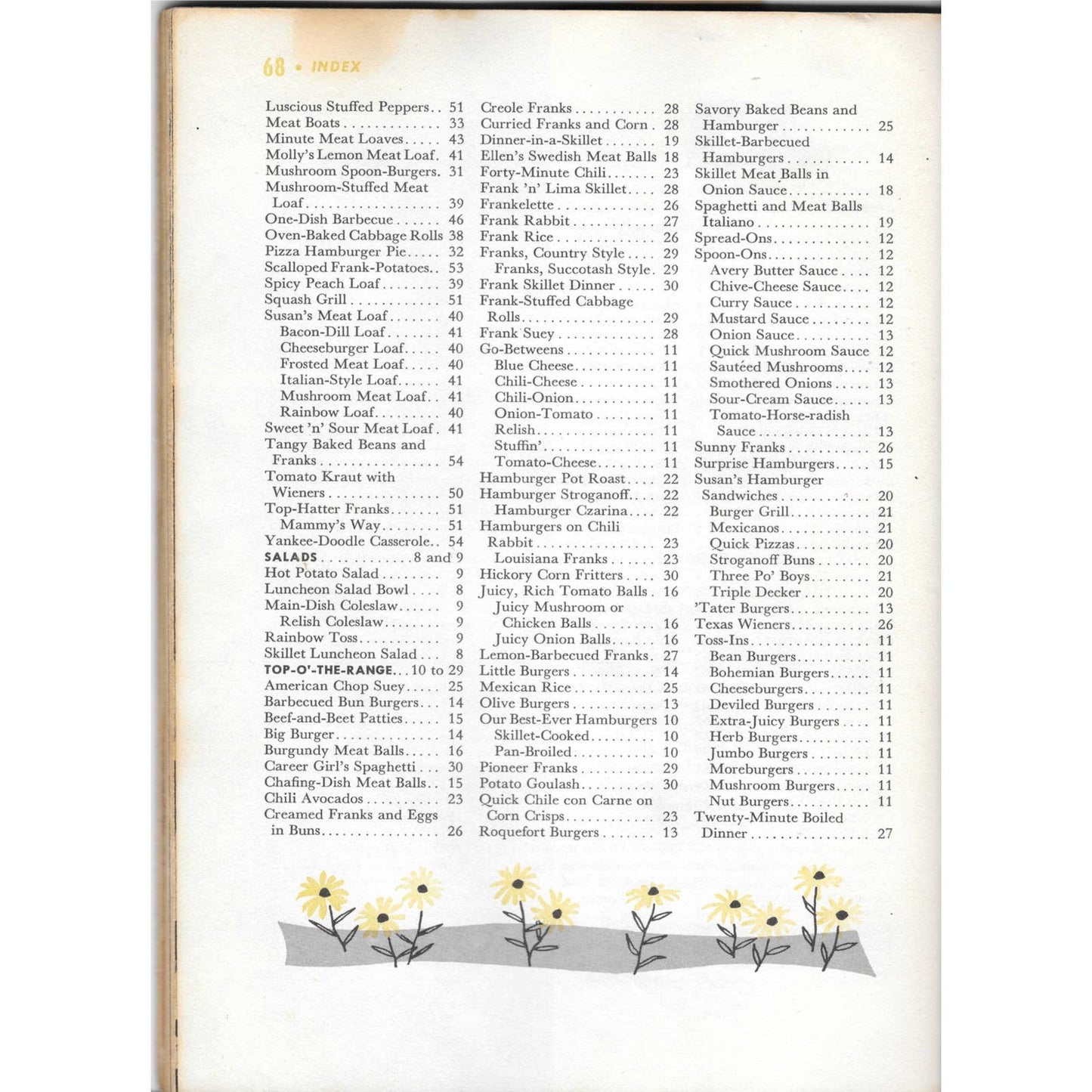 Good Housekeeping's Hamburger & Hot Dog Book 1958 recipe book TJ7