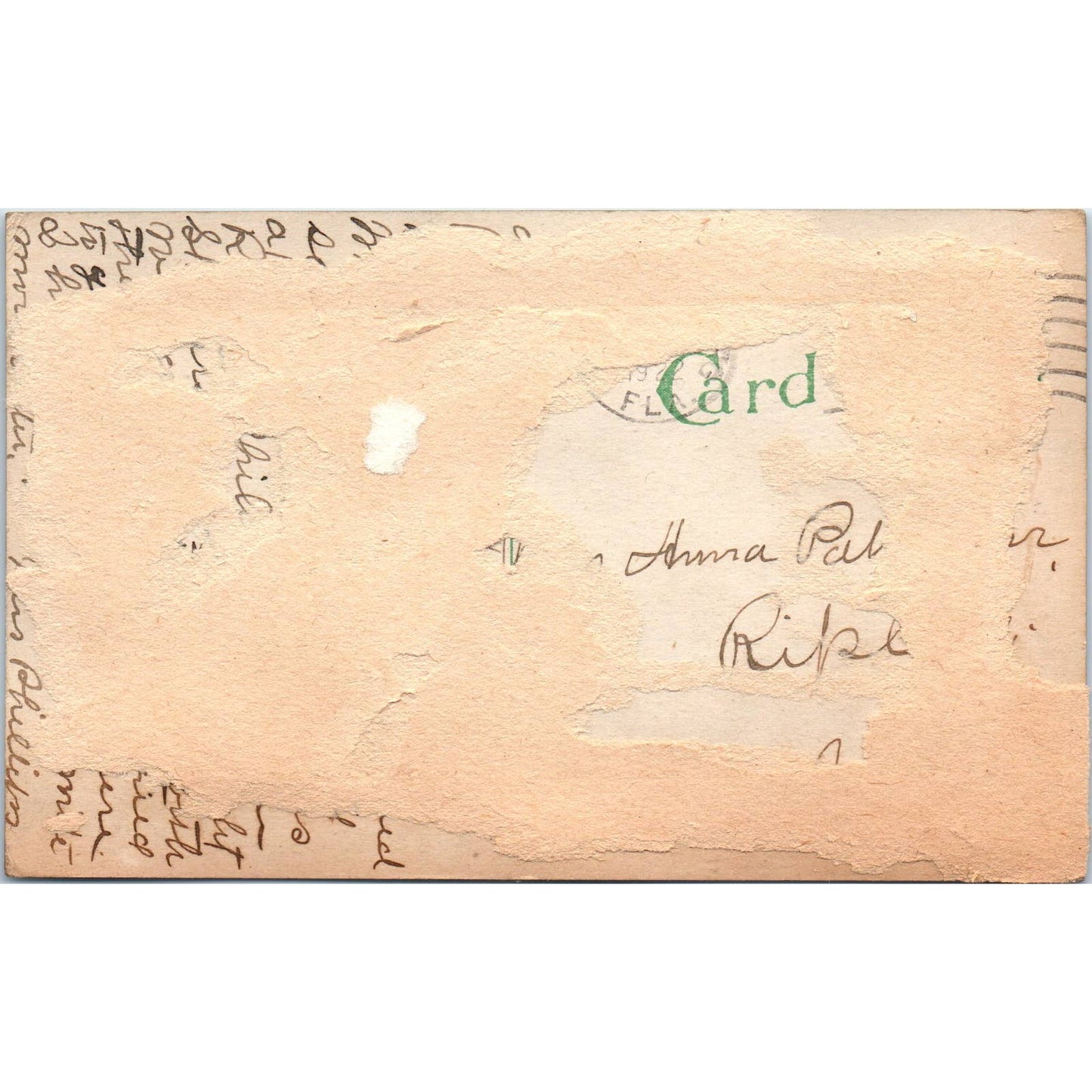 Antique 1922 Postcard Second Avenue North St. Petersburg Florida SF2