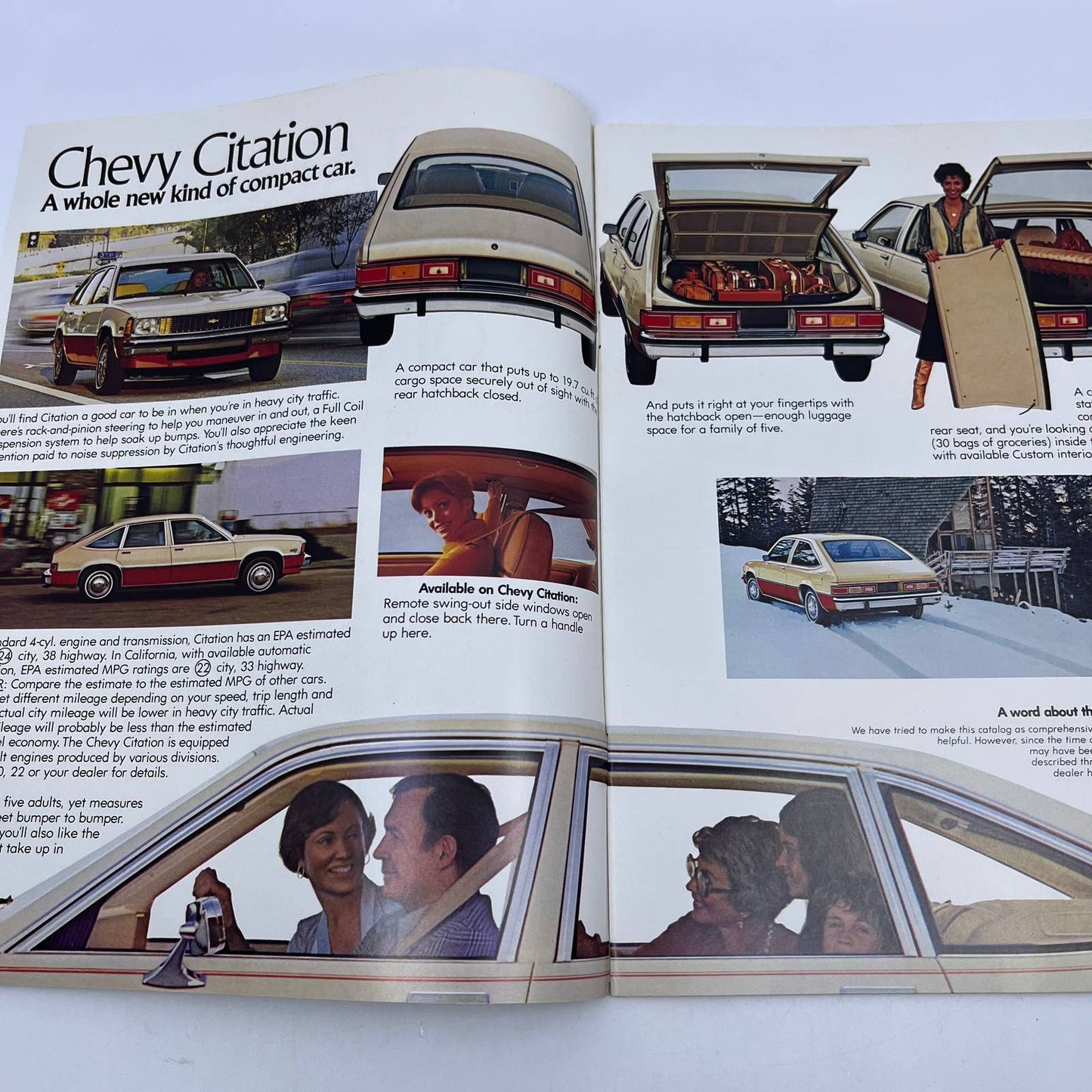 1980 Citation X-11 Factory GM Original Dealer New Car Showroom Brochure TH8