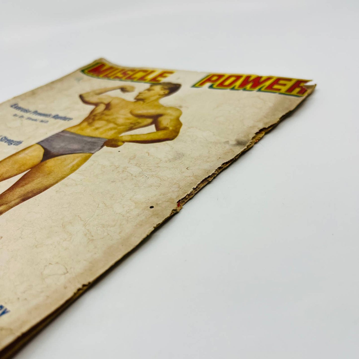 MUSCLE POWER January 1948 Body Building Magazine Alan Paivo Clarence Ross BA2