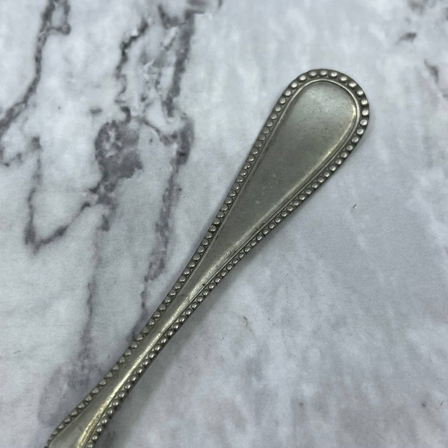 Antique MW & Co. Panama Silver Butter Knife SE6-11