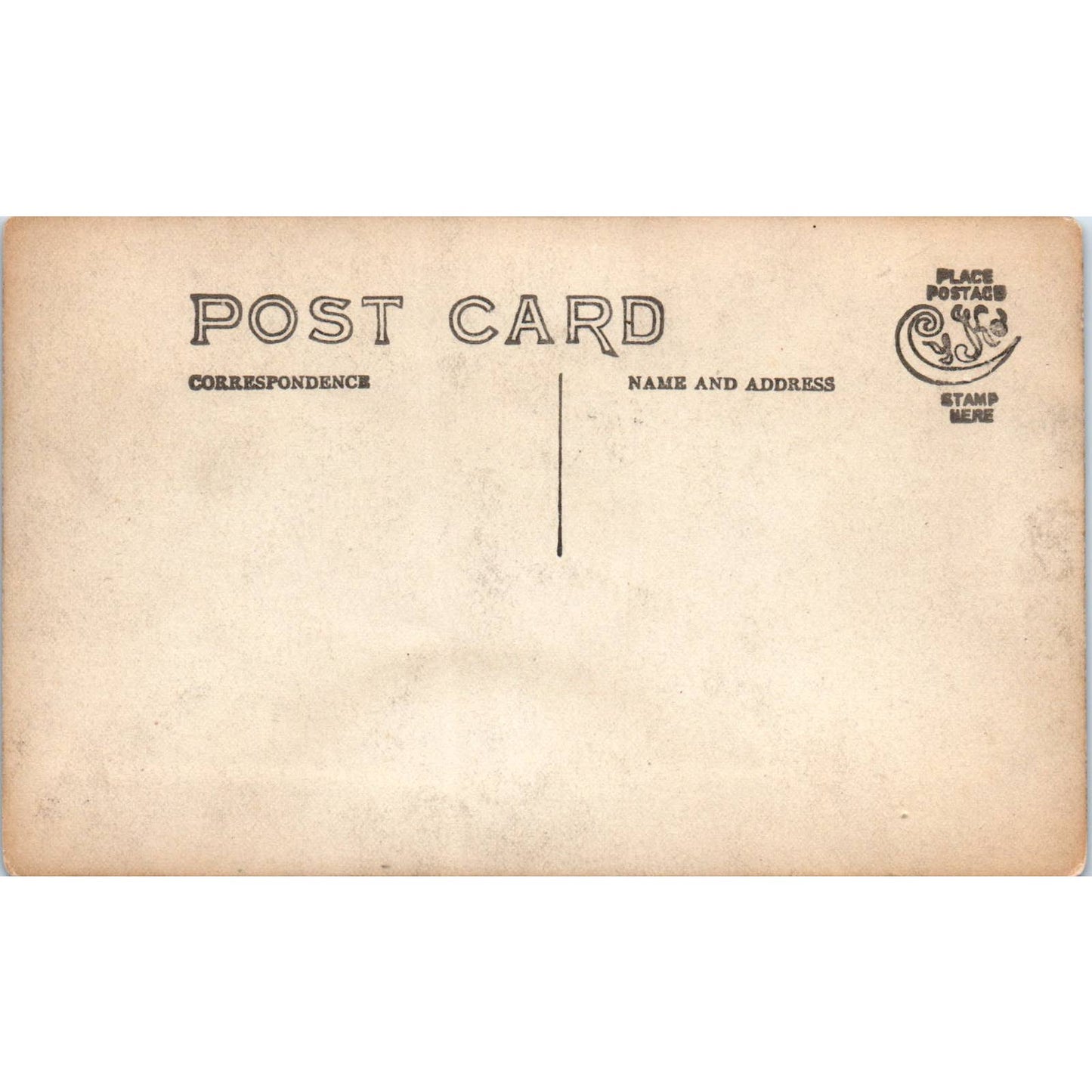 Antique Postcard RPPC Man Outside Brick City Electric Light Plant c1910 SE8