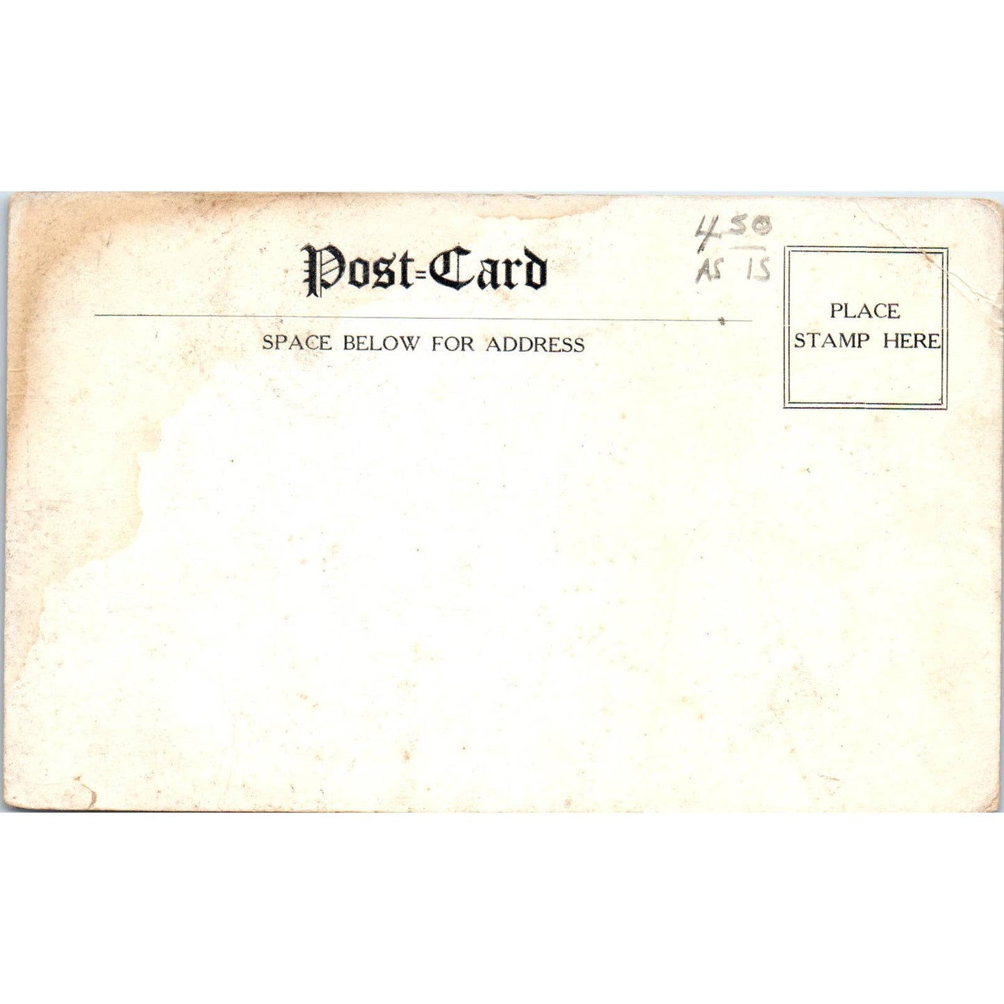 Class of 1910 Stetson High School Original Postcard TK1-28