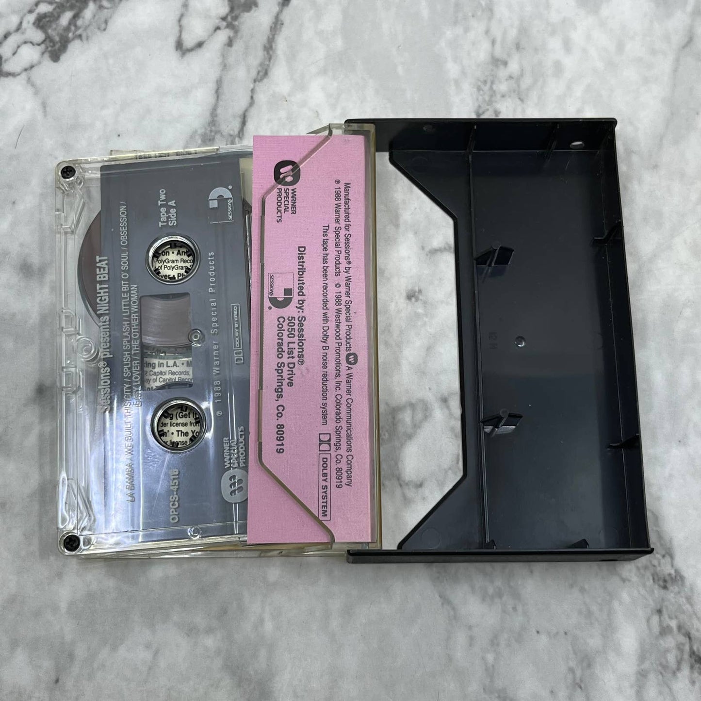 Sessions Presents Night Beat Tape 2 Cassette Tape TC7-54