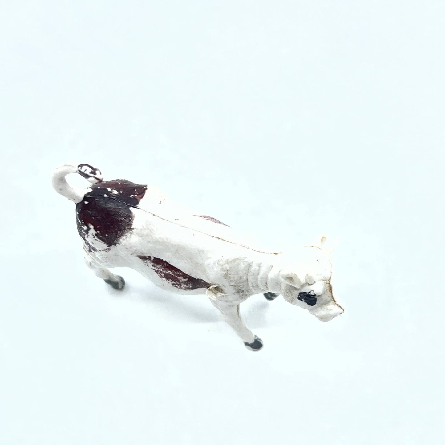 Vintage Miniature Cow Farm Animal Figure Hong Kong SD7