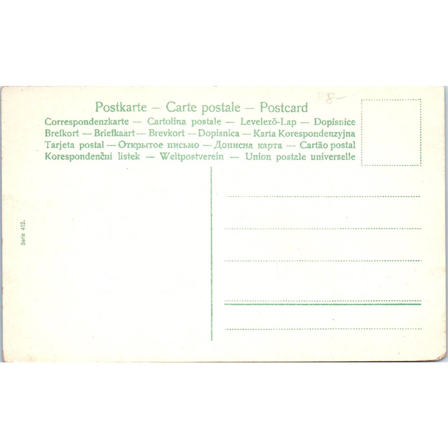 Victorian Tennis Match Original Postcard TK1-23-3