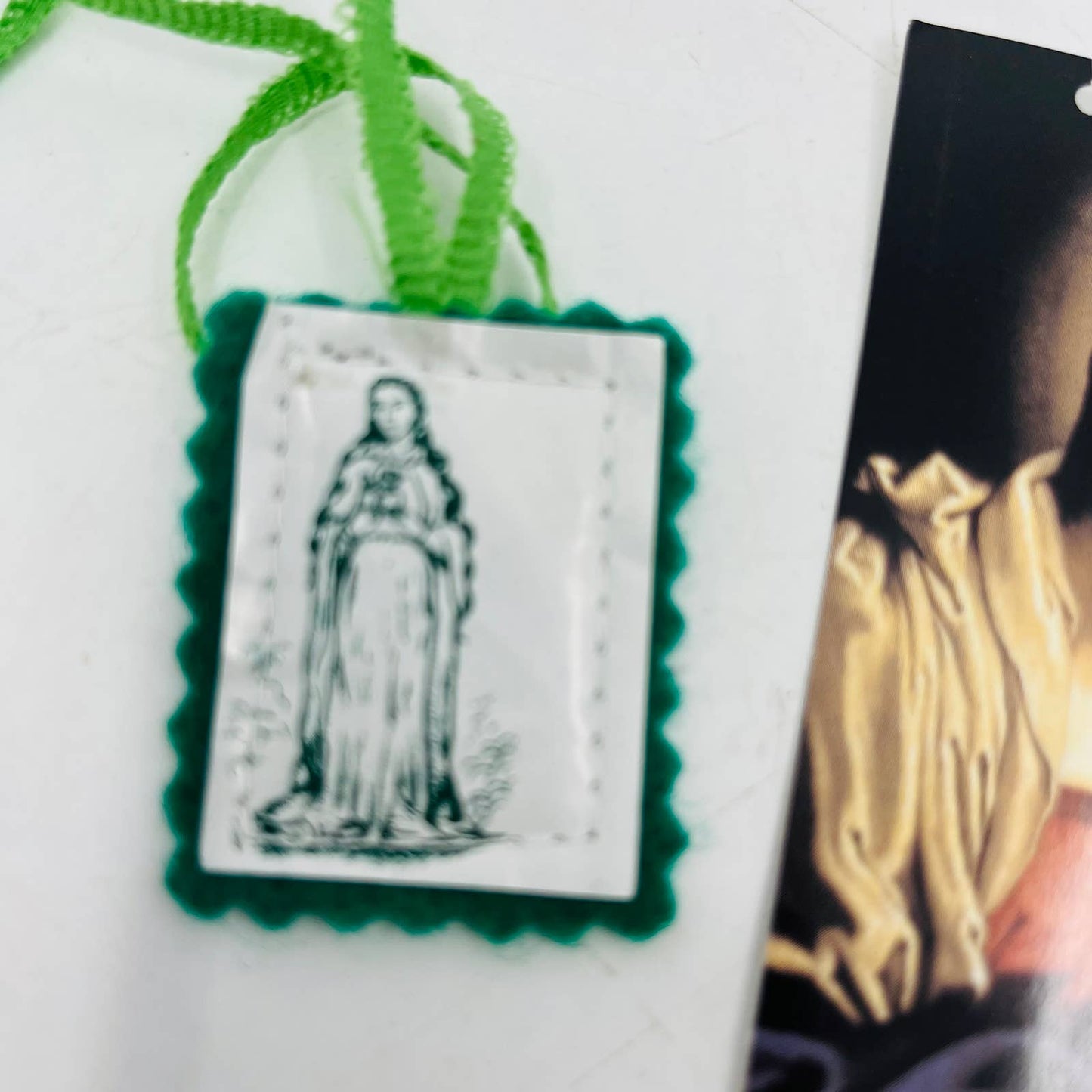 Vintage Collection of Catholic Relics Dating to 1980s St. Jude Rosary & More BA4