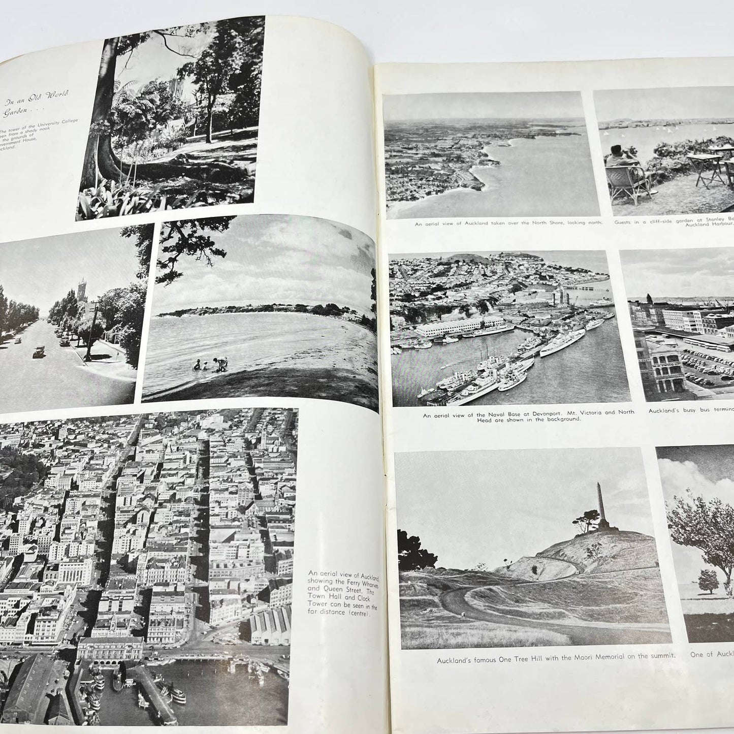 Vintage Souvenir viewbook NEW ZEALAND 1930s-40s Auckland Christchurch TF5