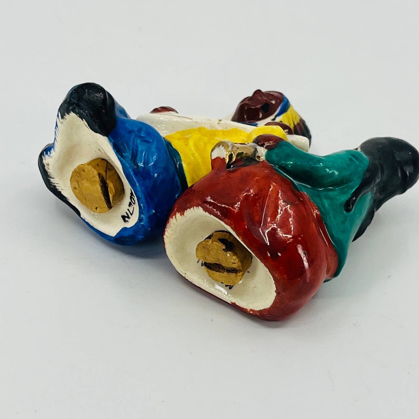 VTG 1950s Indian Native American Chief Man and Woman Salt & Pepper Mandolin TB5