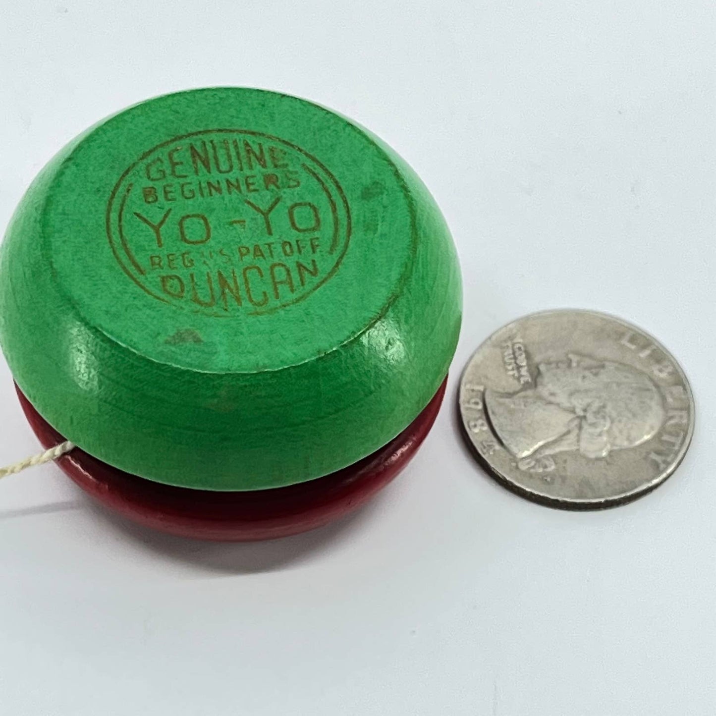 Vintage Wooden Duncan Small Beginners Yo-Yo Working Yoyo Top TE3