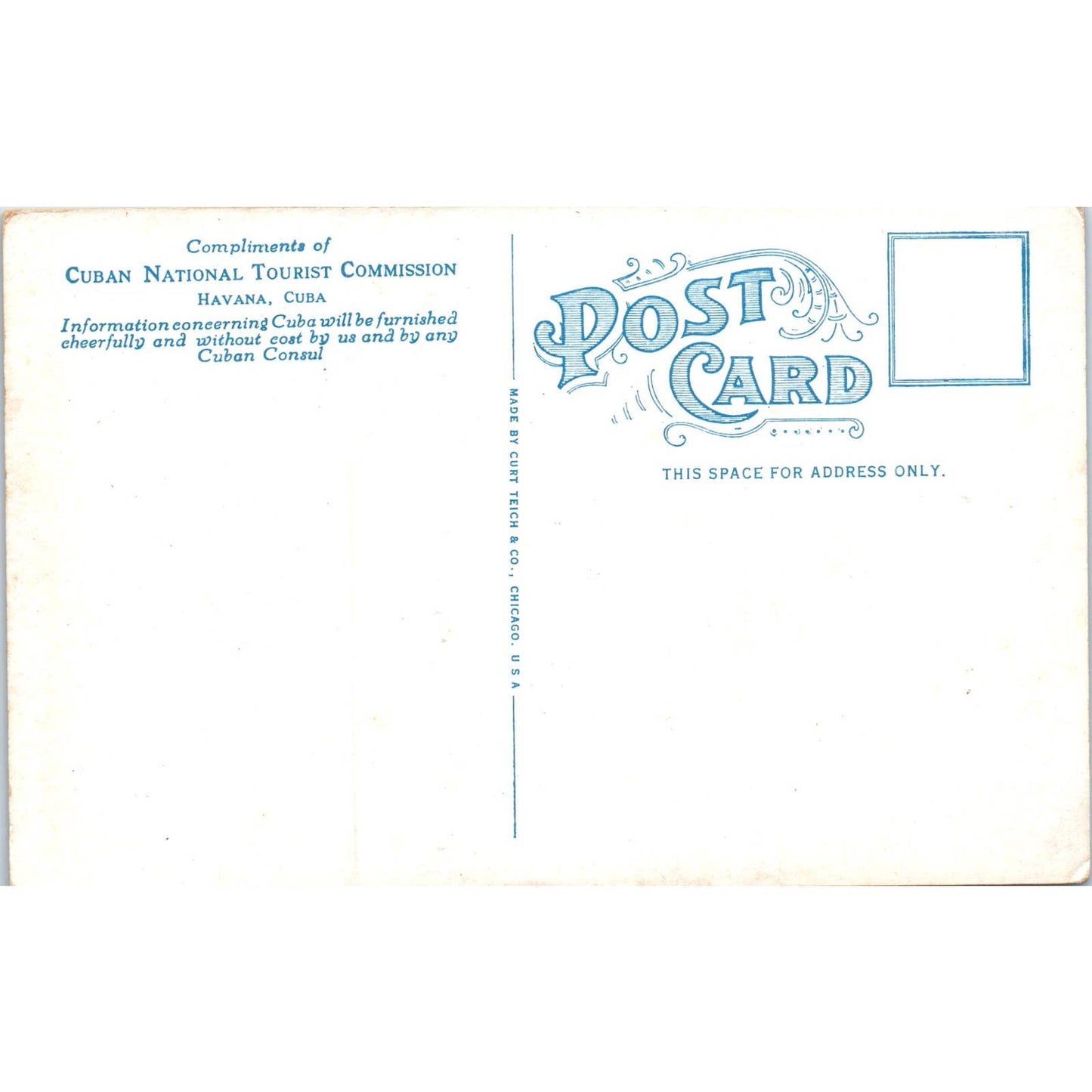 Fifth Avenue, Reparto Miramar - Havana Cuba Original Postcard TK1-P16