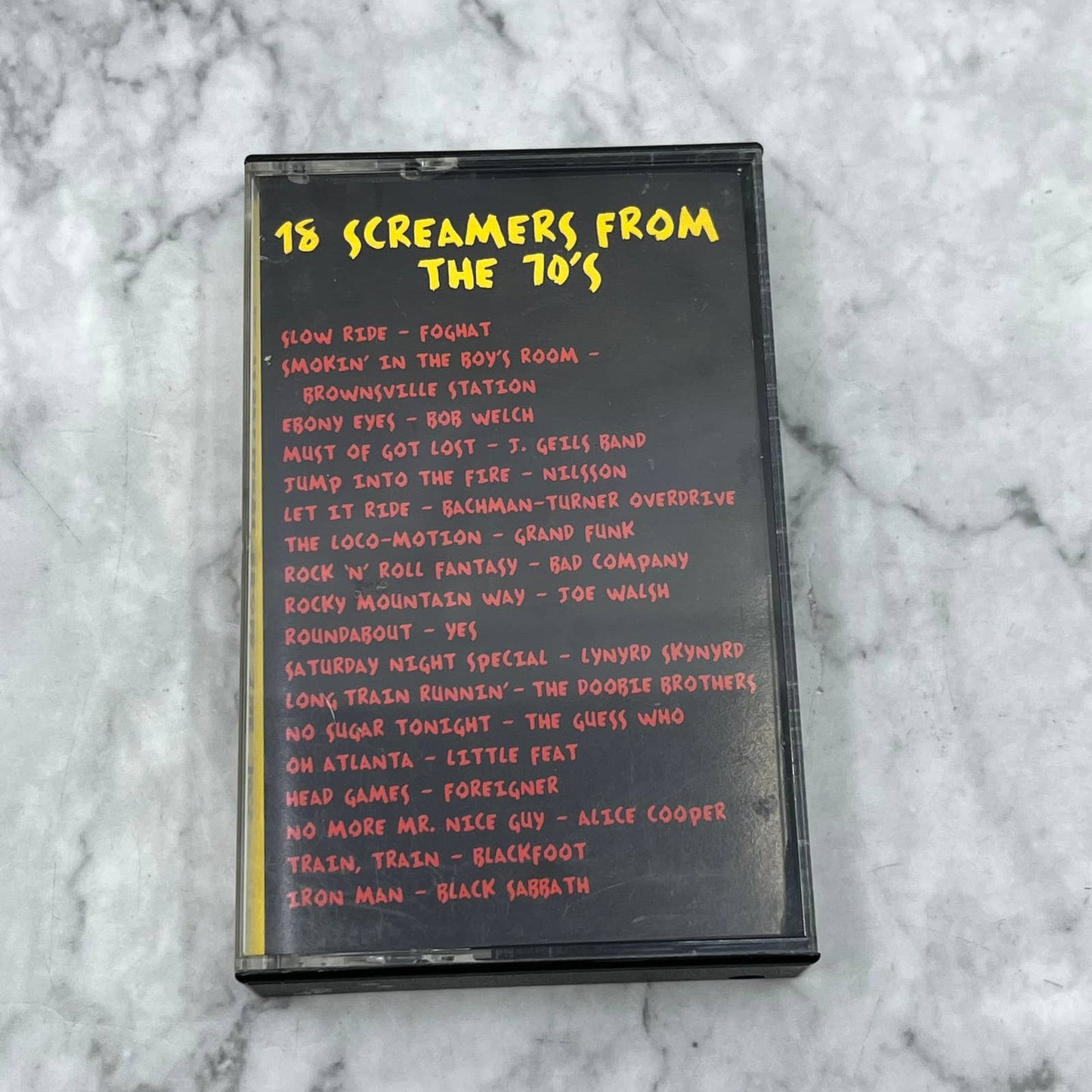 18 Screamers From The 70s Cassette Tape TB5-11