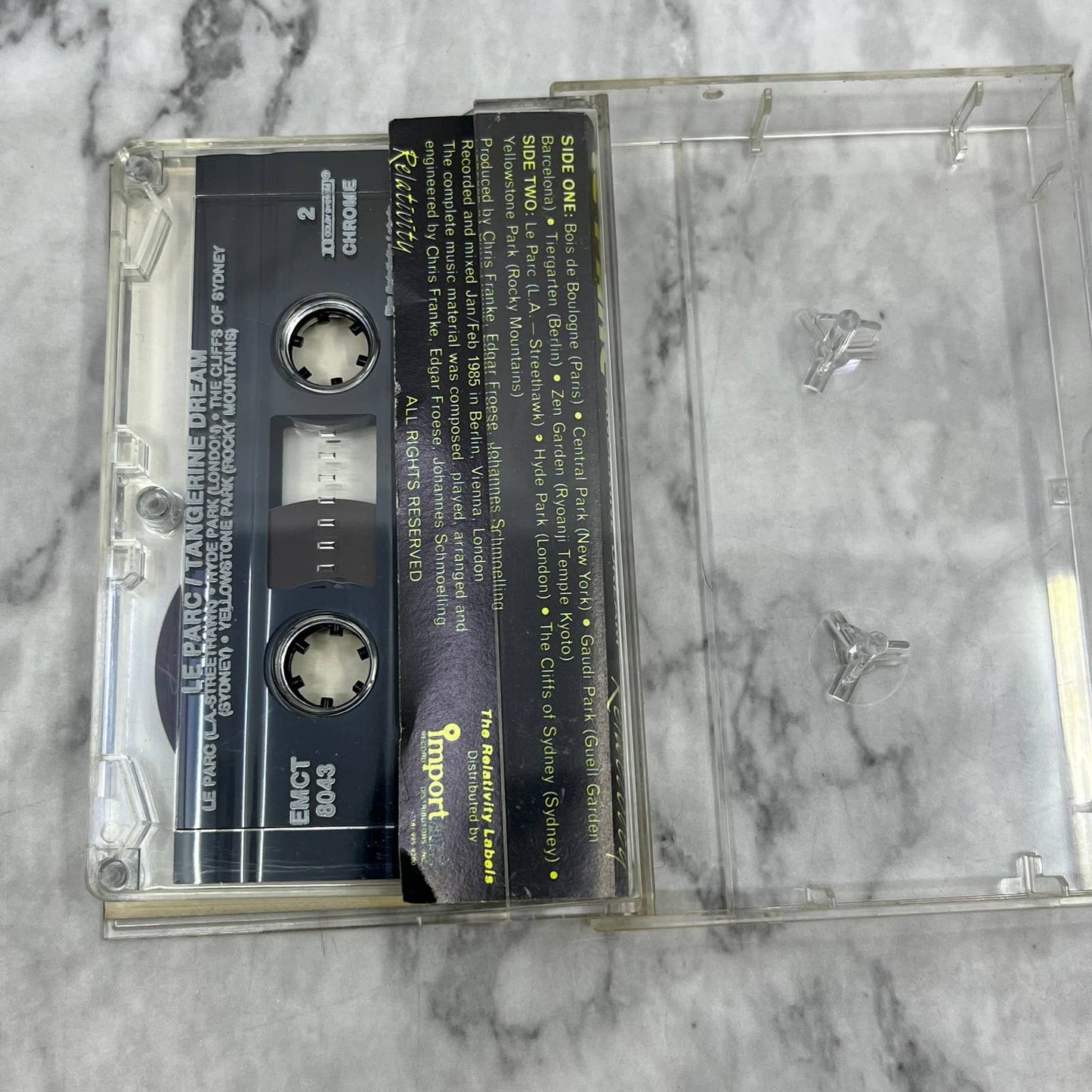 Tangerine Dream | Le Parc (1980s) | Cassette Tape TC7-47